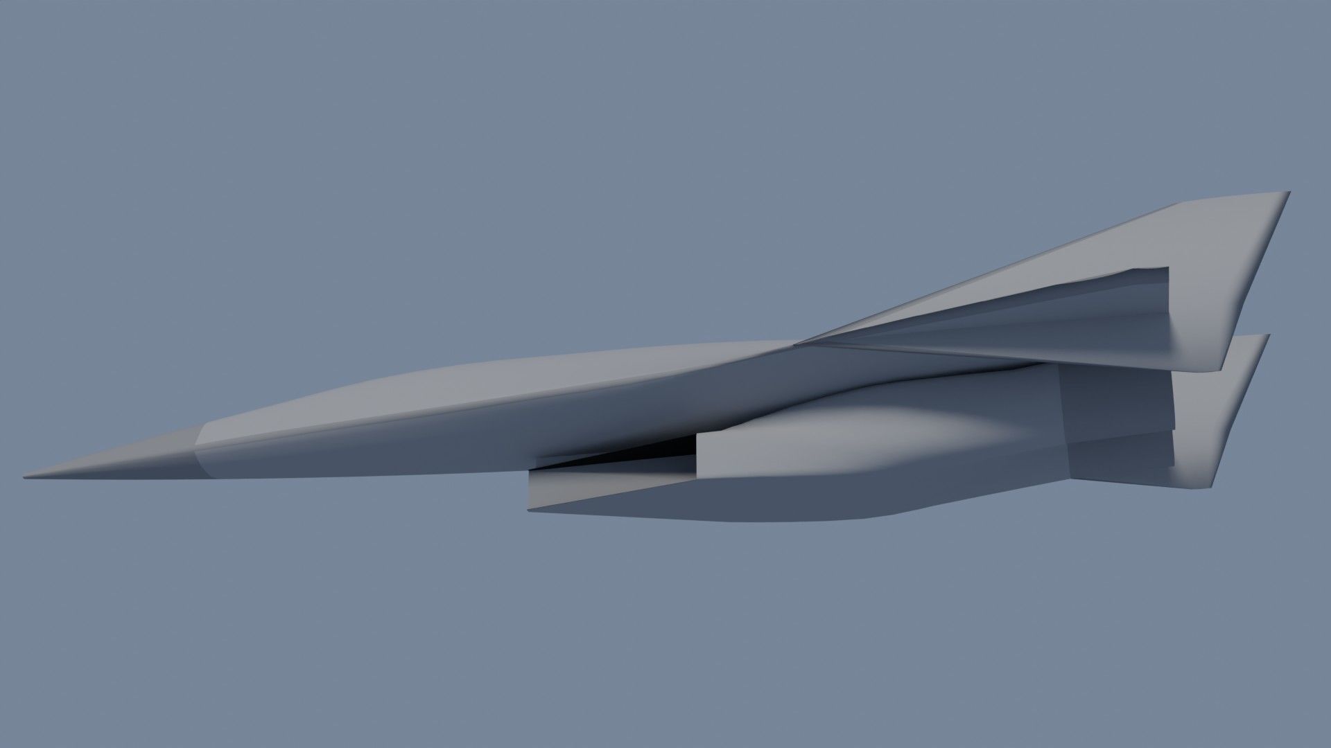 Mach 6 Advanced Manned Interceptor 3D print model_1