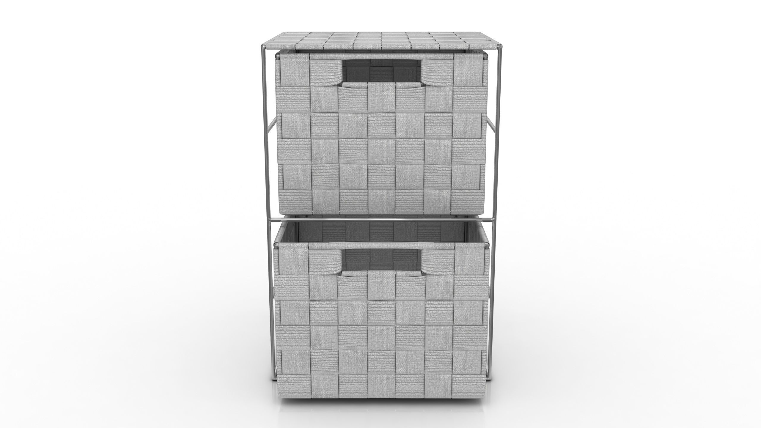 Bathroom Cabinet Low-poly 3D model_2
