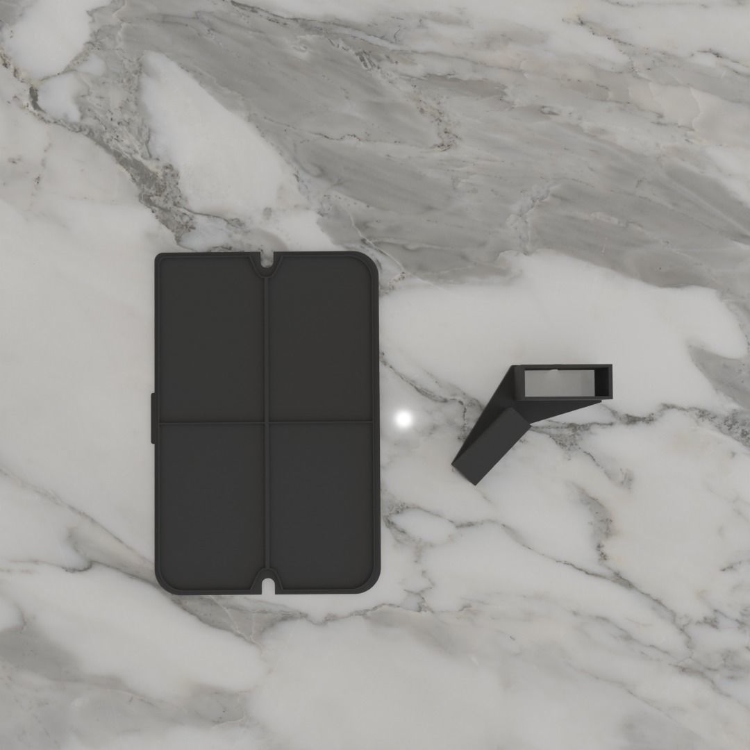 ANYCUBIC PHOTON MONO 2 DRIP STAND AND RESIN COVER 3D print model_1