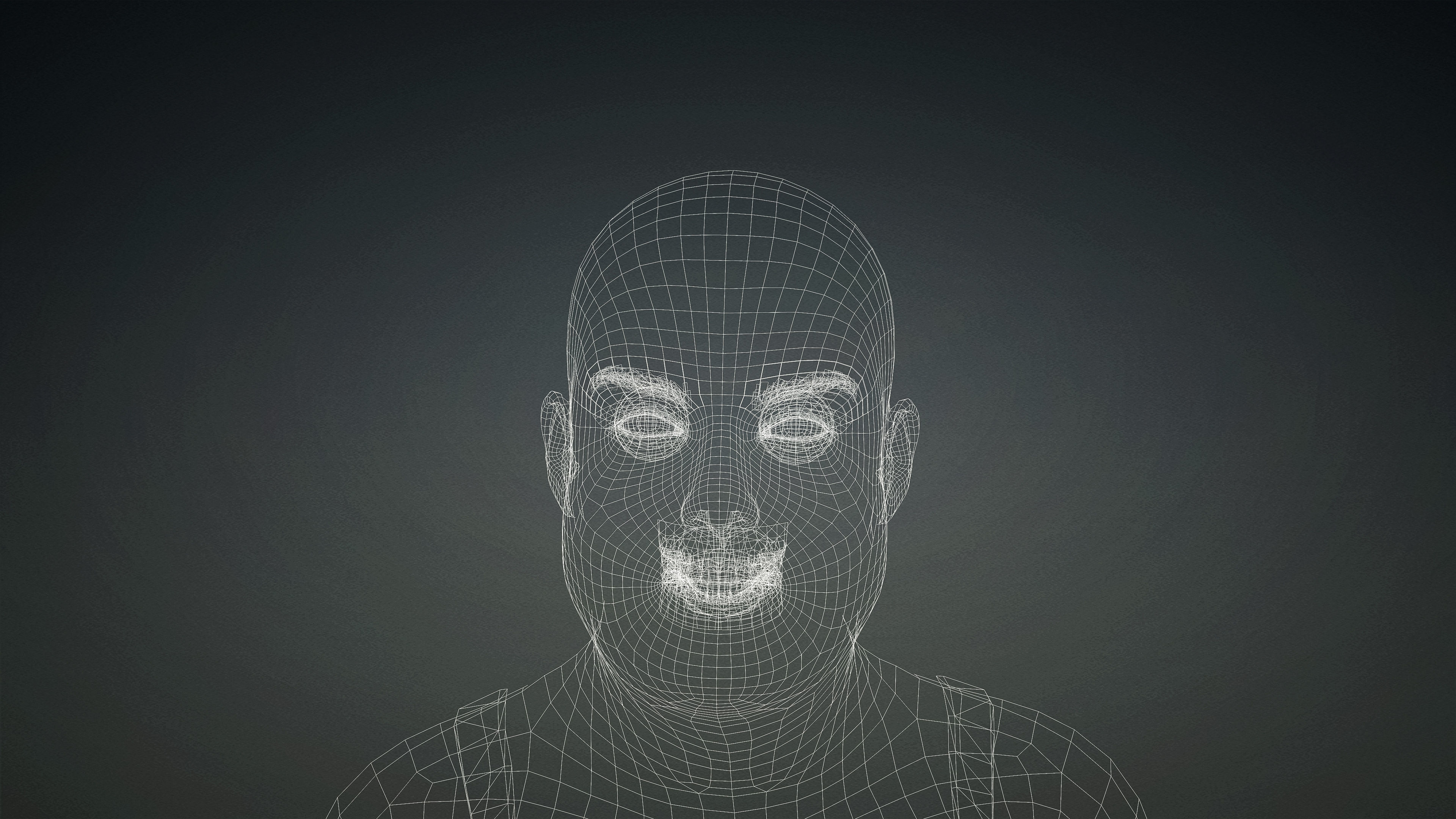 High Quality Realistic Female Base Mesh Fat -Fully Rigged- Low-poly 3D model_16