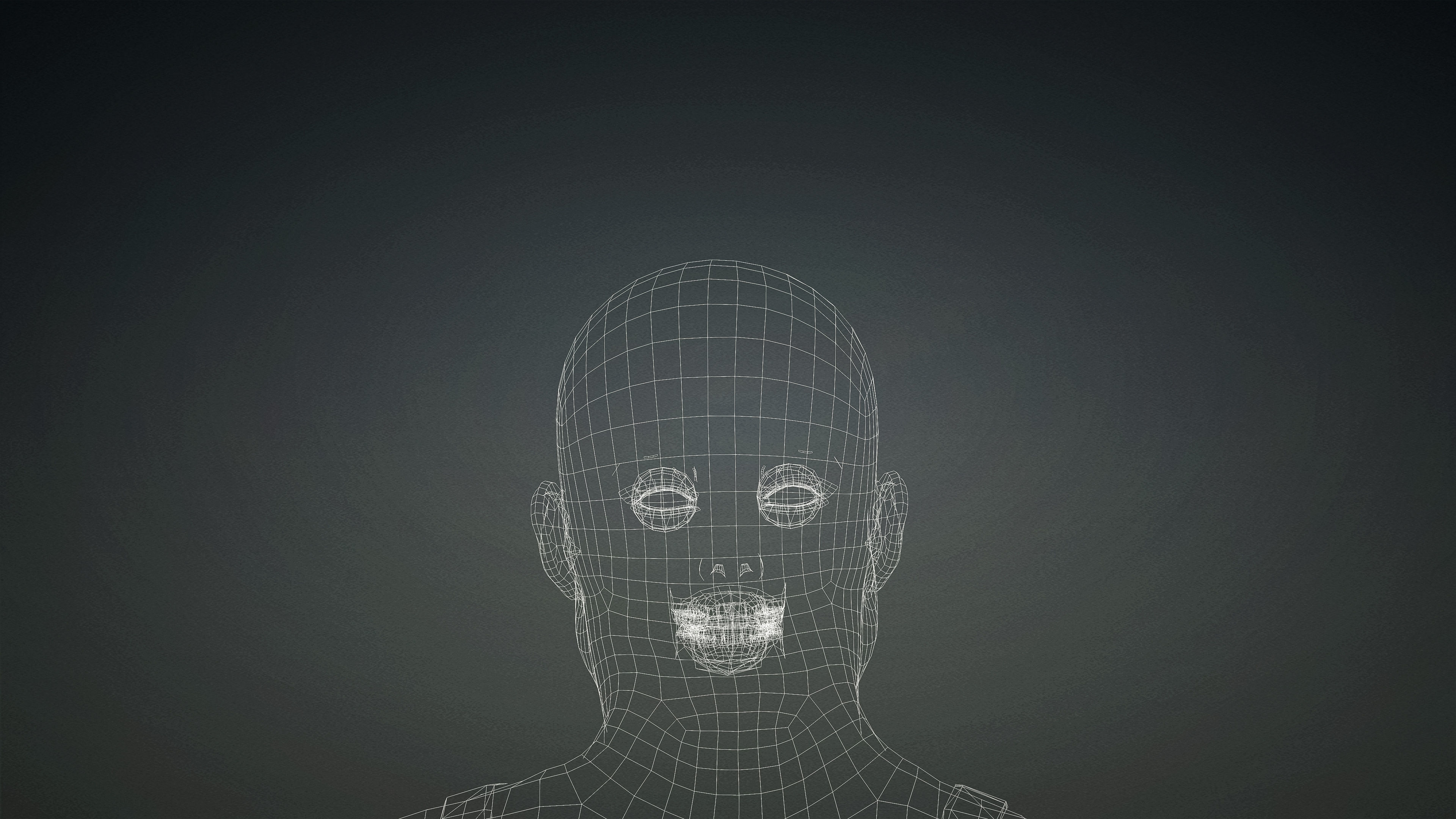 High Quality Realistic Female Base Mesh Fat -Fully Rigged- Low-poly 3D model_22