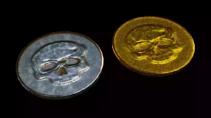 pirate treasure coins