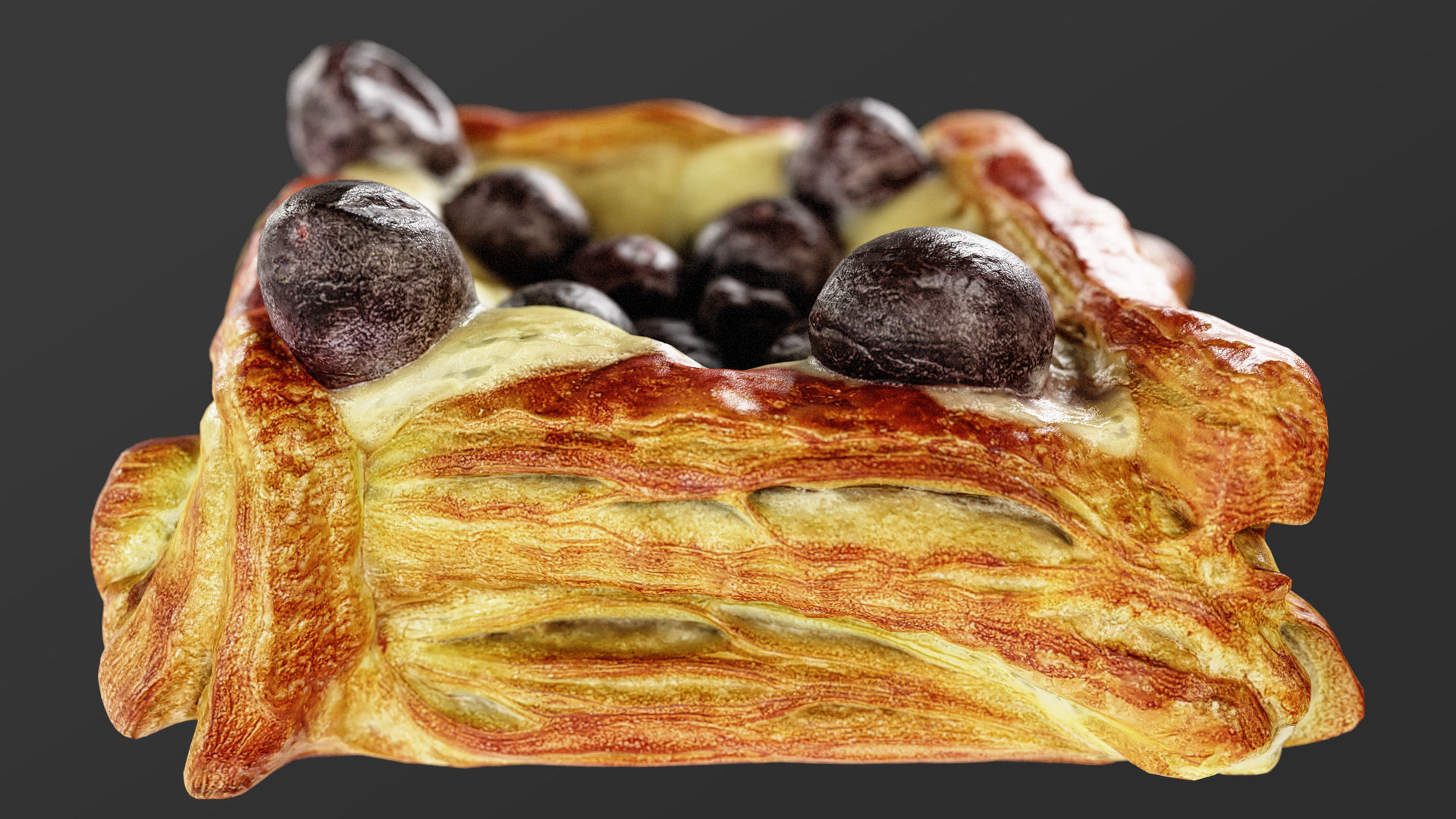 Pastry Set 03 Low-poly 3D model_6