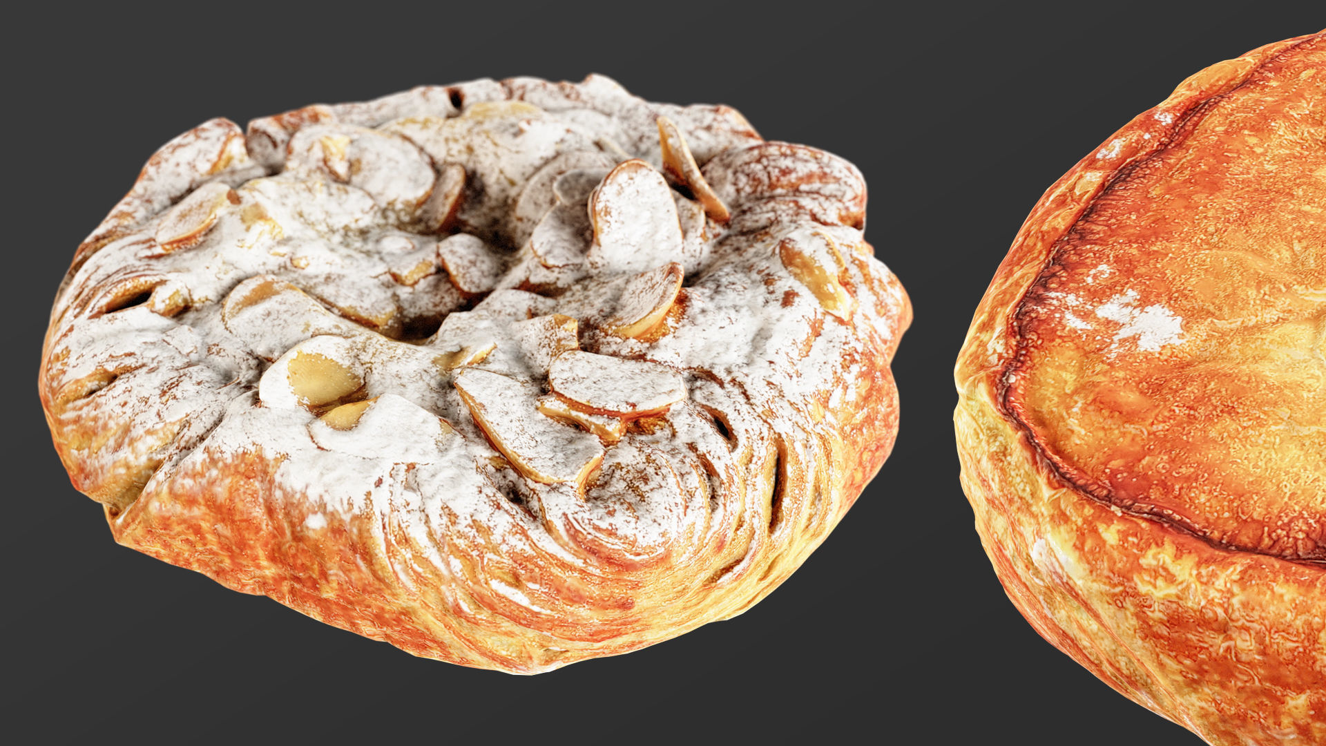 Pastry Set 03 Low-poly 3D model_10