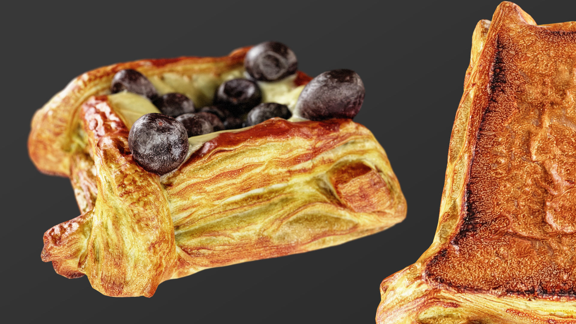 Pastry Set 03 Low-poly 3D model_4