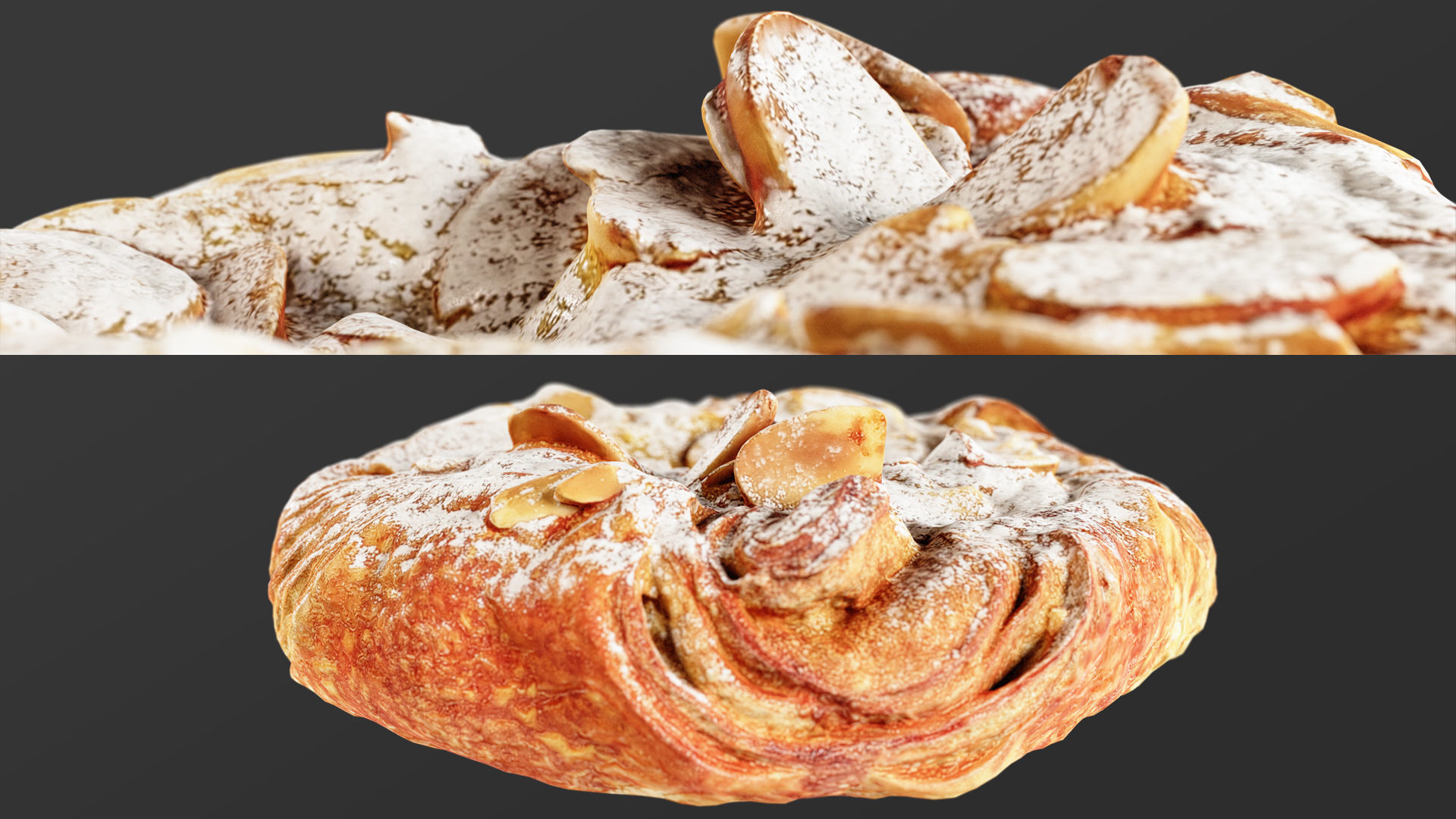 Pastry Set 03 Low-poly 3D model_12