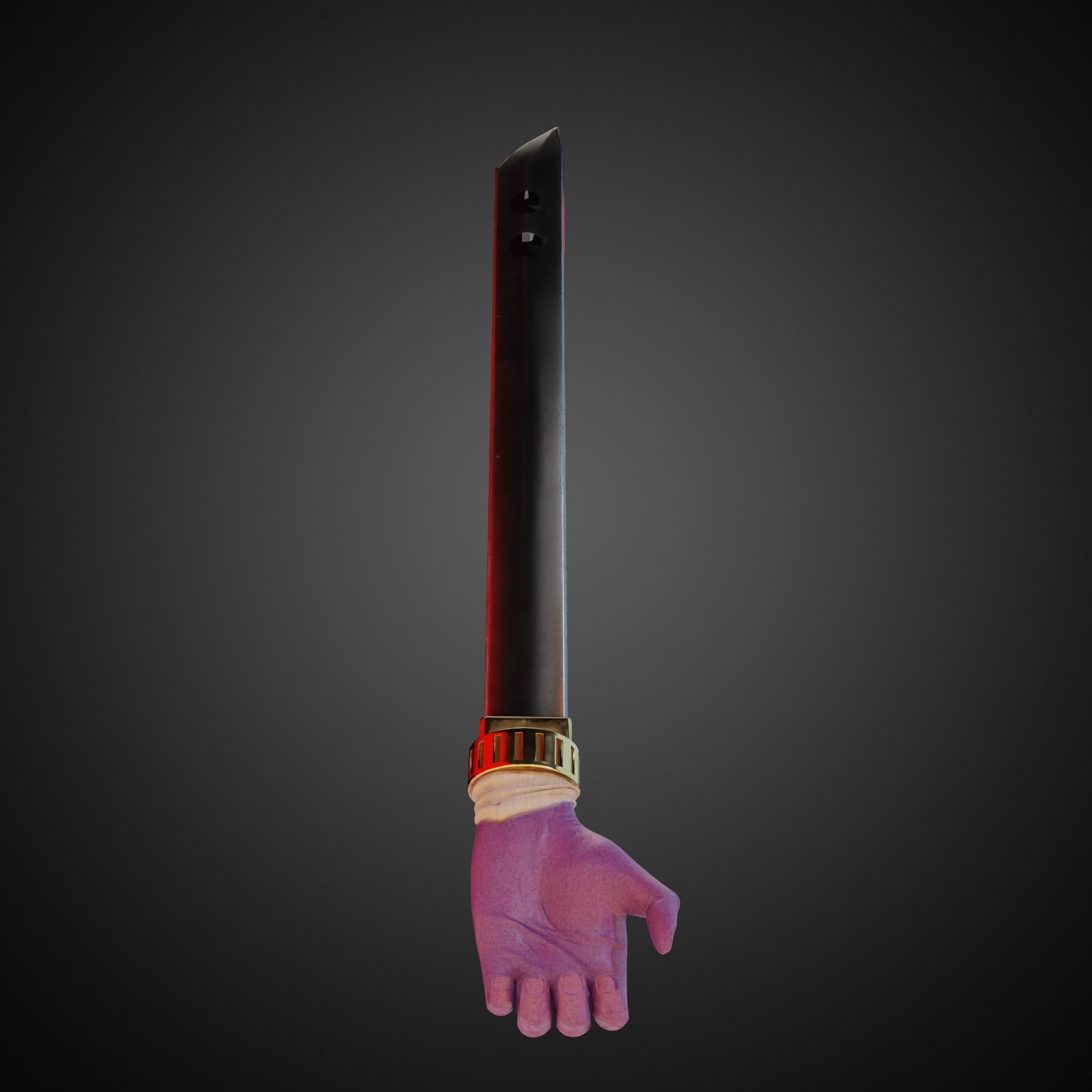 JuJuTsu Kaisen ShigemoHand Sword for Cosplay 3D print model_7