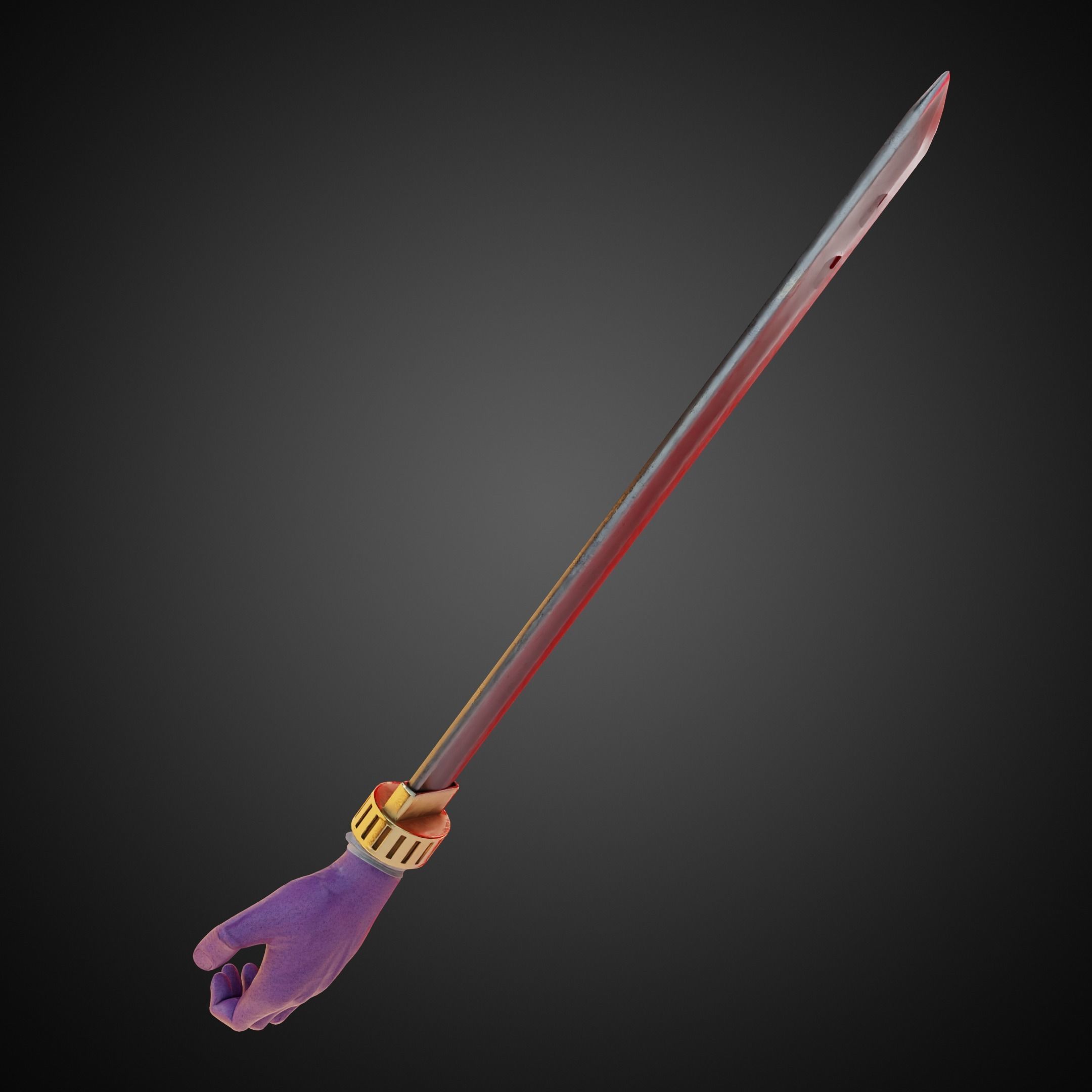 JuJuTsu Kaisen ShigemoHand Sword for Cosplay 3D print model_2