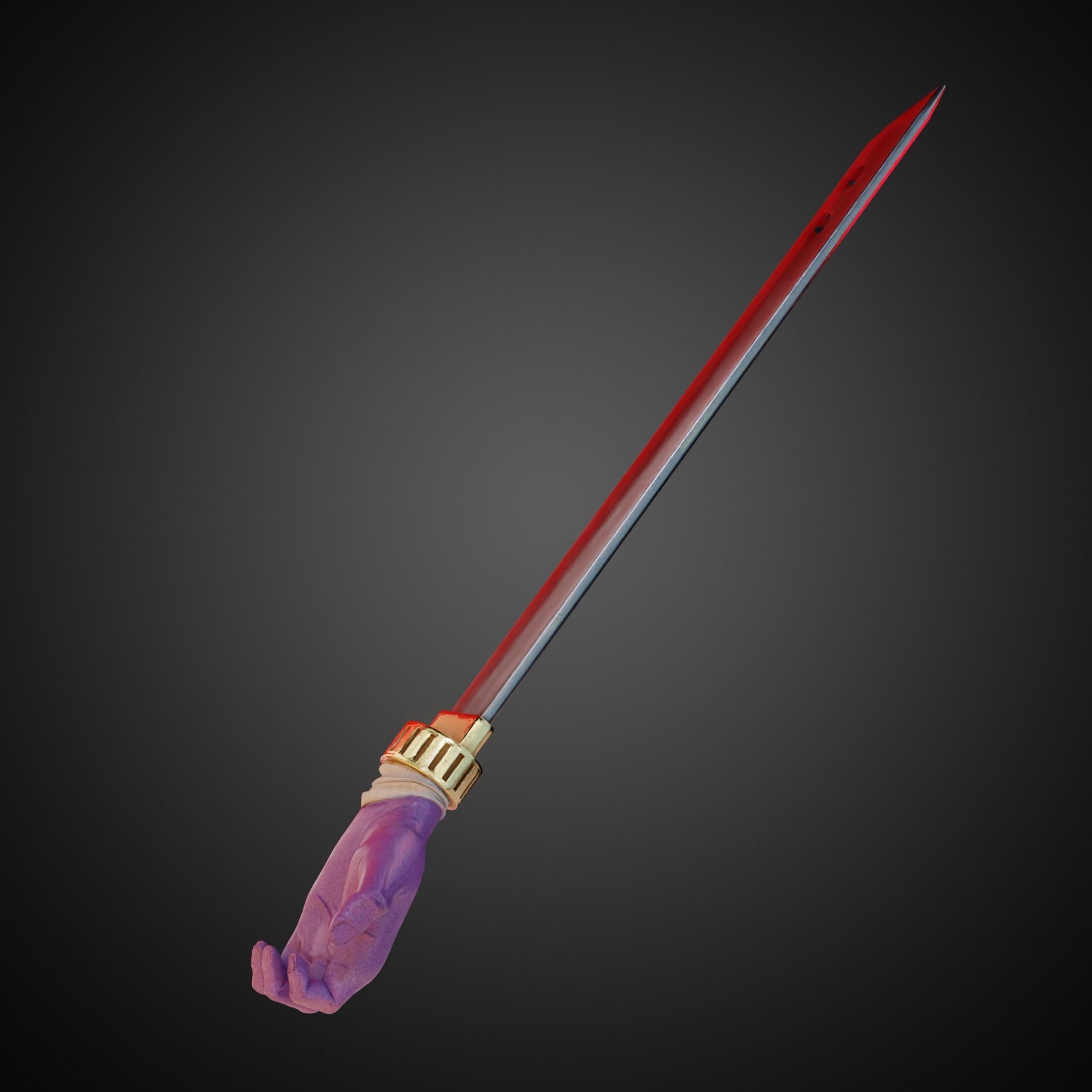 JuJuTsu Kaisen ShigemoHand Sword for Cosplay 3D print model_8