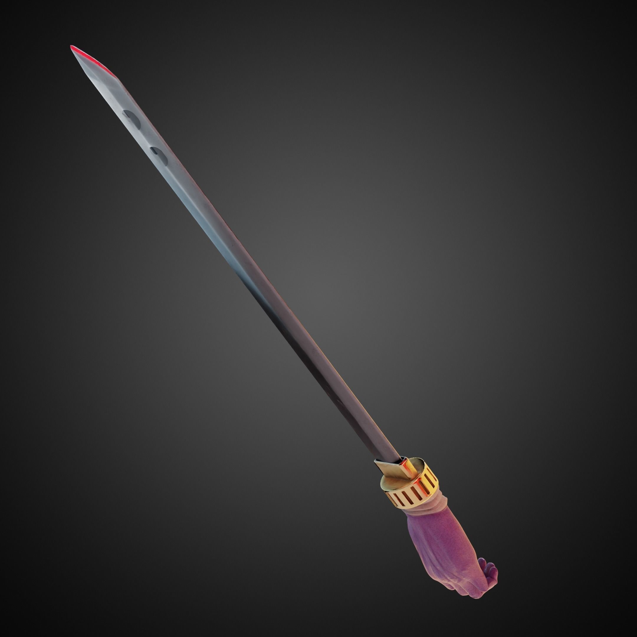 JuJuTsu Kaisen ShigemoHand Sword for Cosplay 3D print model_4