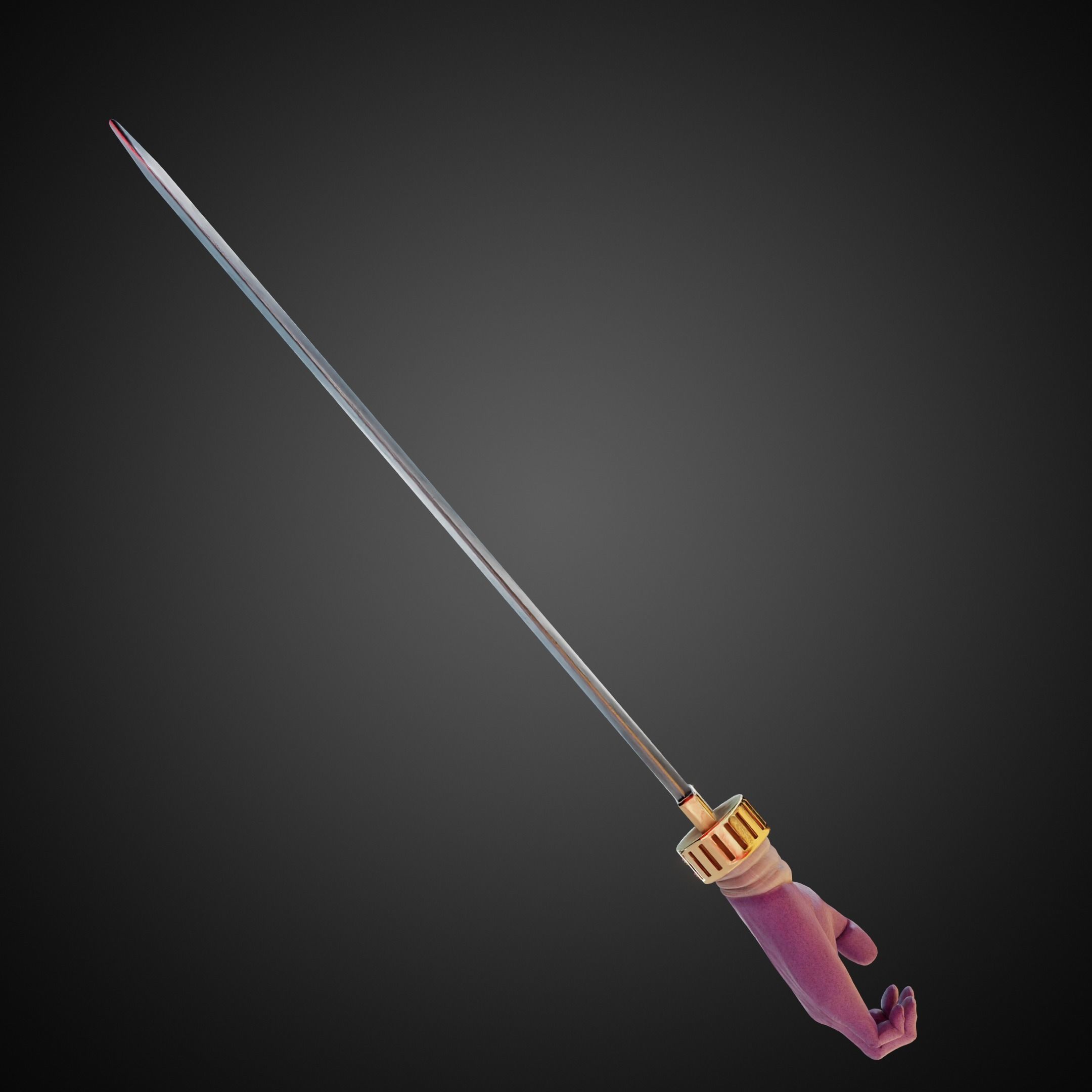 JuJuTsu Kaisen ShigemoHand Sword for Cosplay 3D print model_5