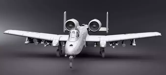 A10 Thunderbolt 2 scale model 