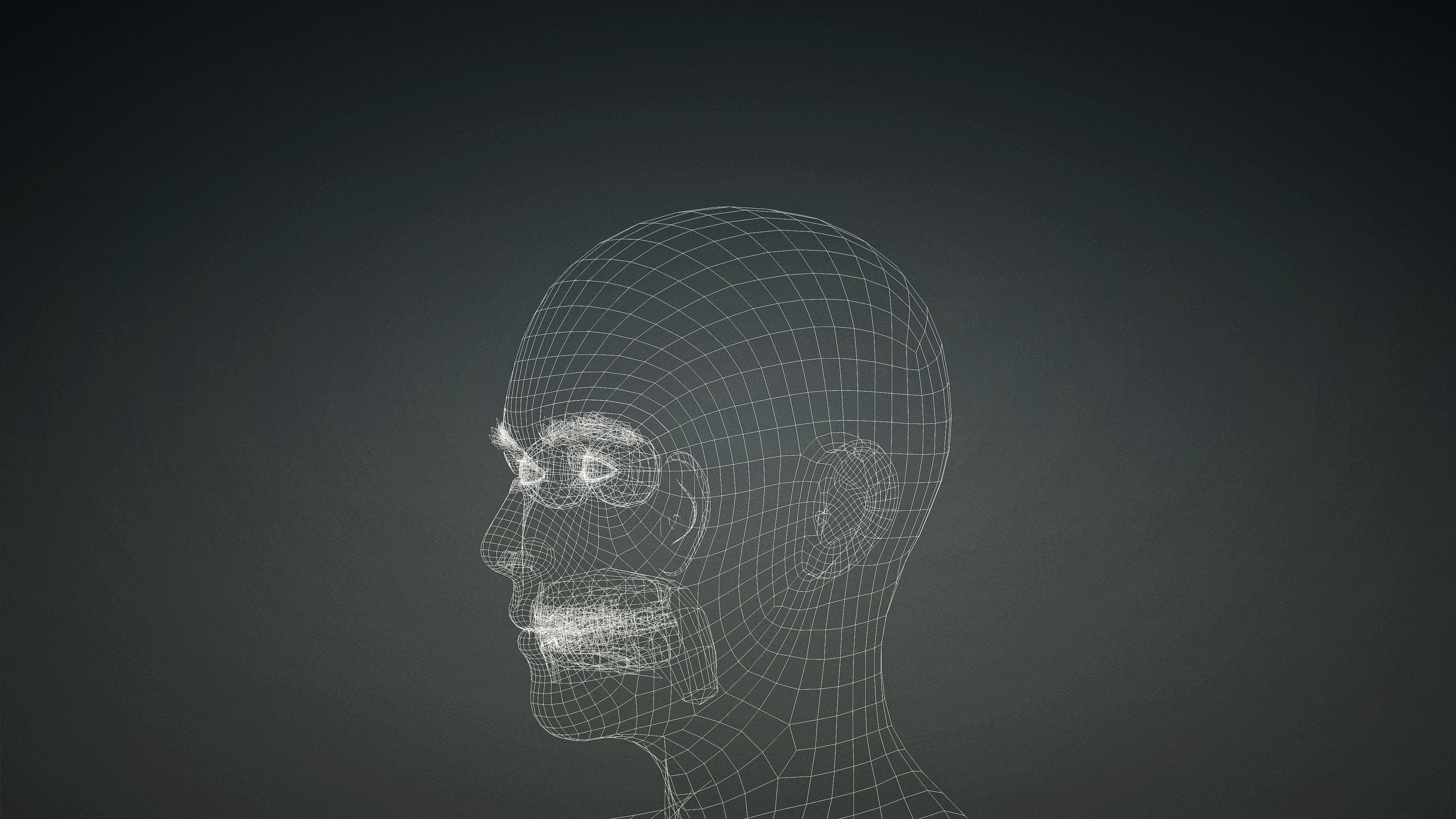 High Quality 3 Realistic Male Base Meshes -Fully Rigged- 3D Model Collection_80