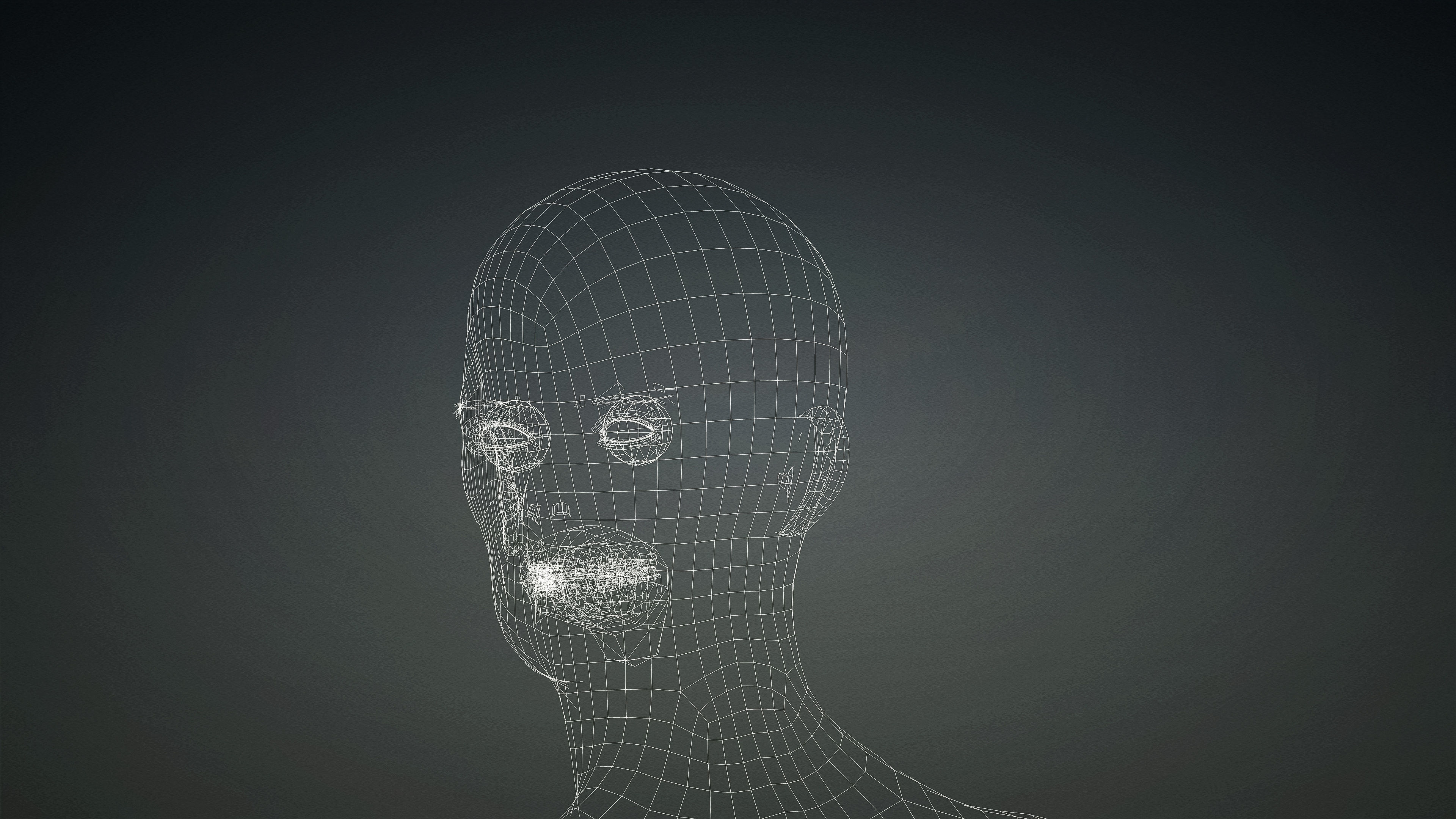 High Quality 3 Realistic Male Base Meshes -Fully Rigged- 3D Model Collection_79