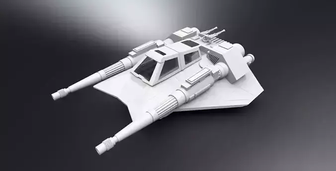 T47 Airspeeder Concept  Scale model