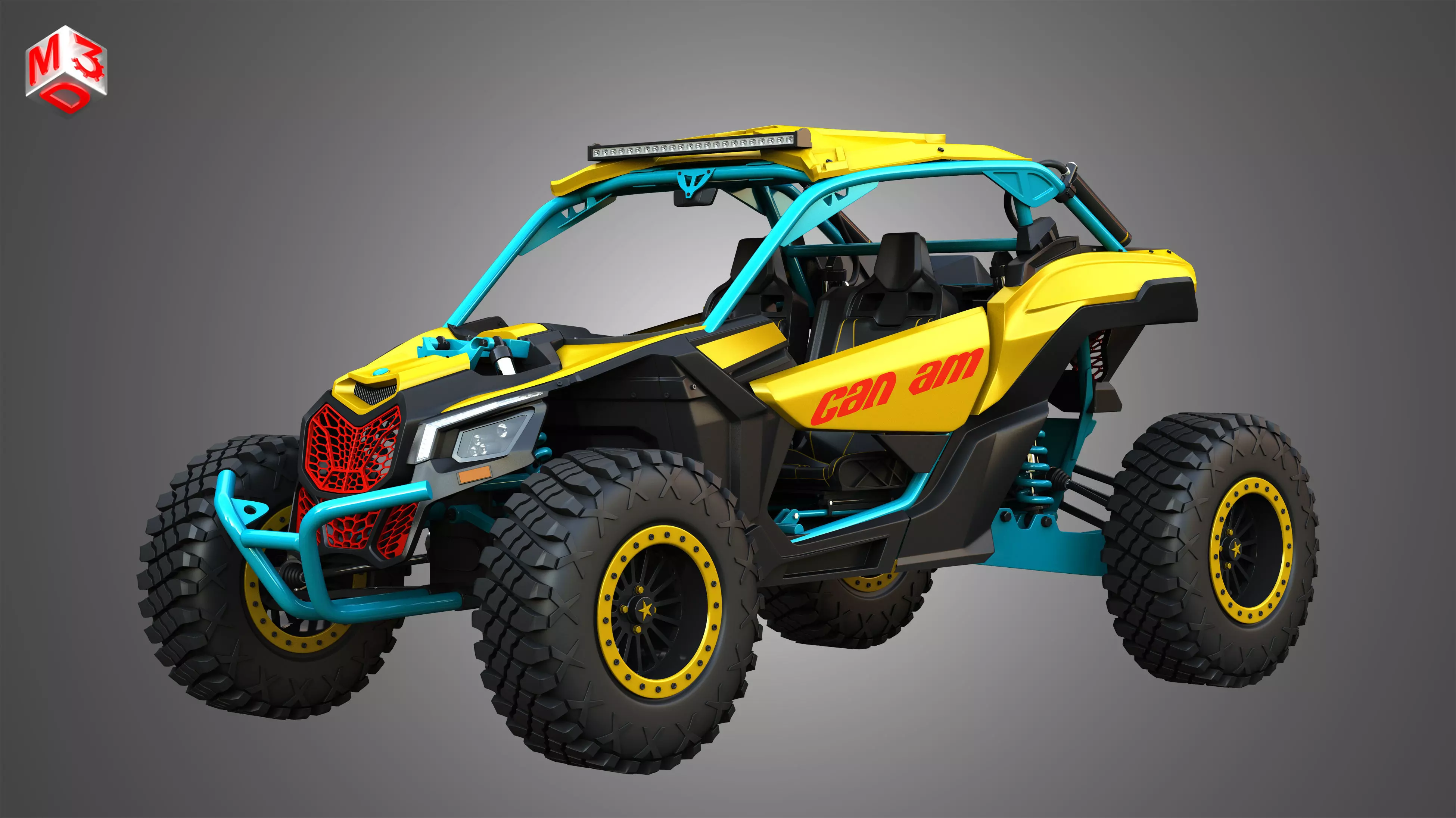 Can-Am Maverick X3 - 2 Doors 3D model_0