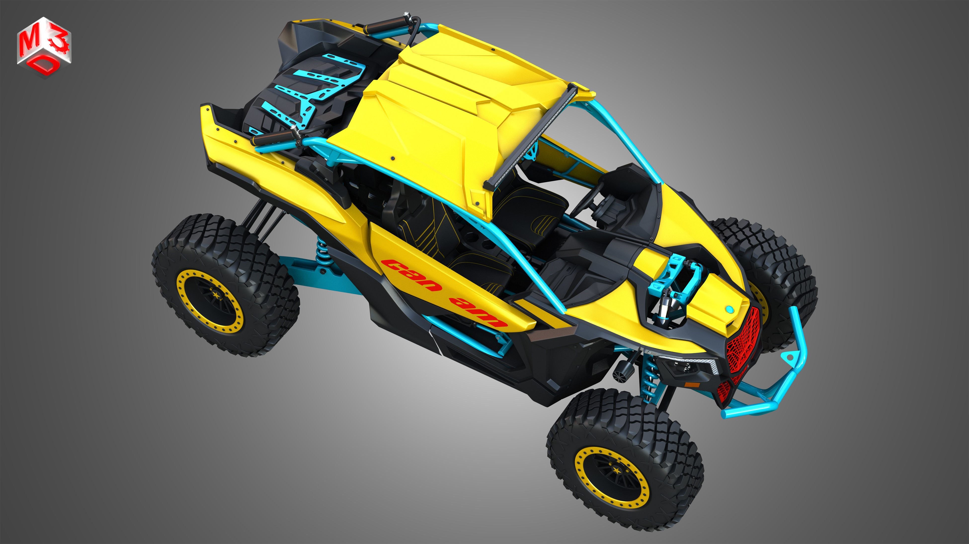 Can-Am Maverick X3 - 2 Doors 3D model_20