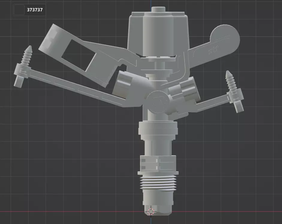 S-10 sprinkler STF 3D model_0