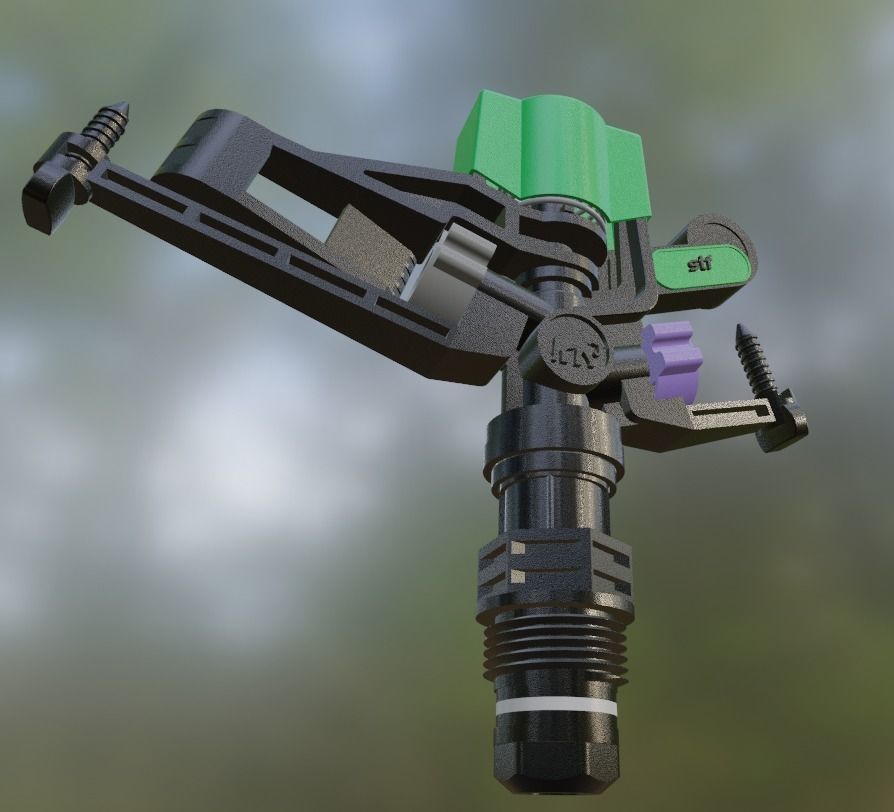 S-10 sprinkler STF 3D model_2