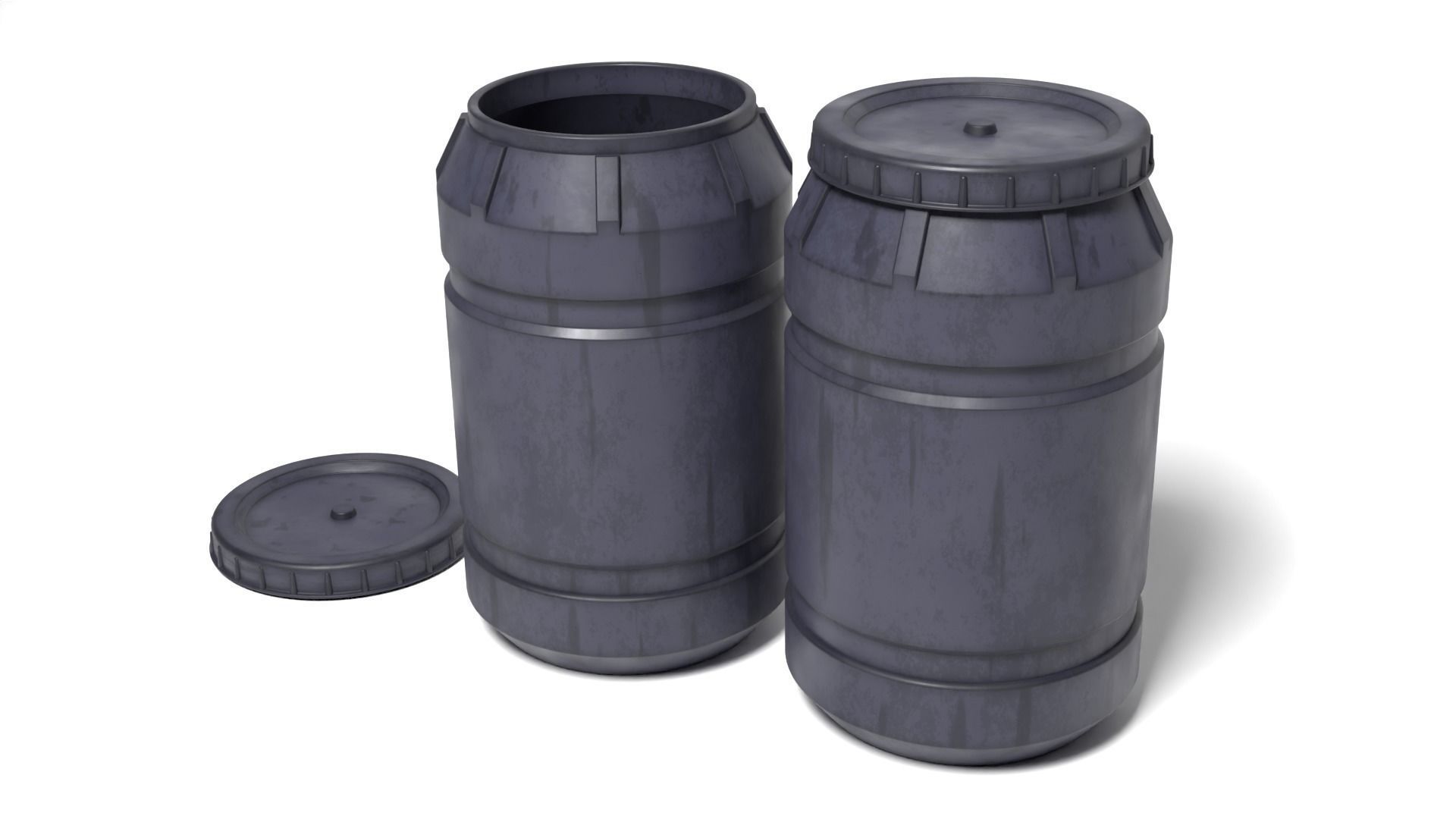 Suspension Fluid Drum 1-6 scale Hottoys  3D print model_3