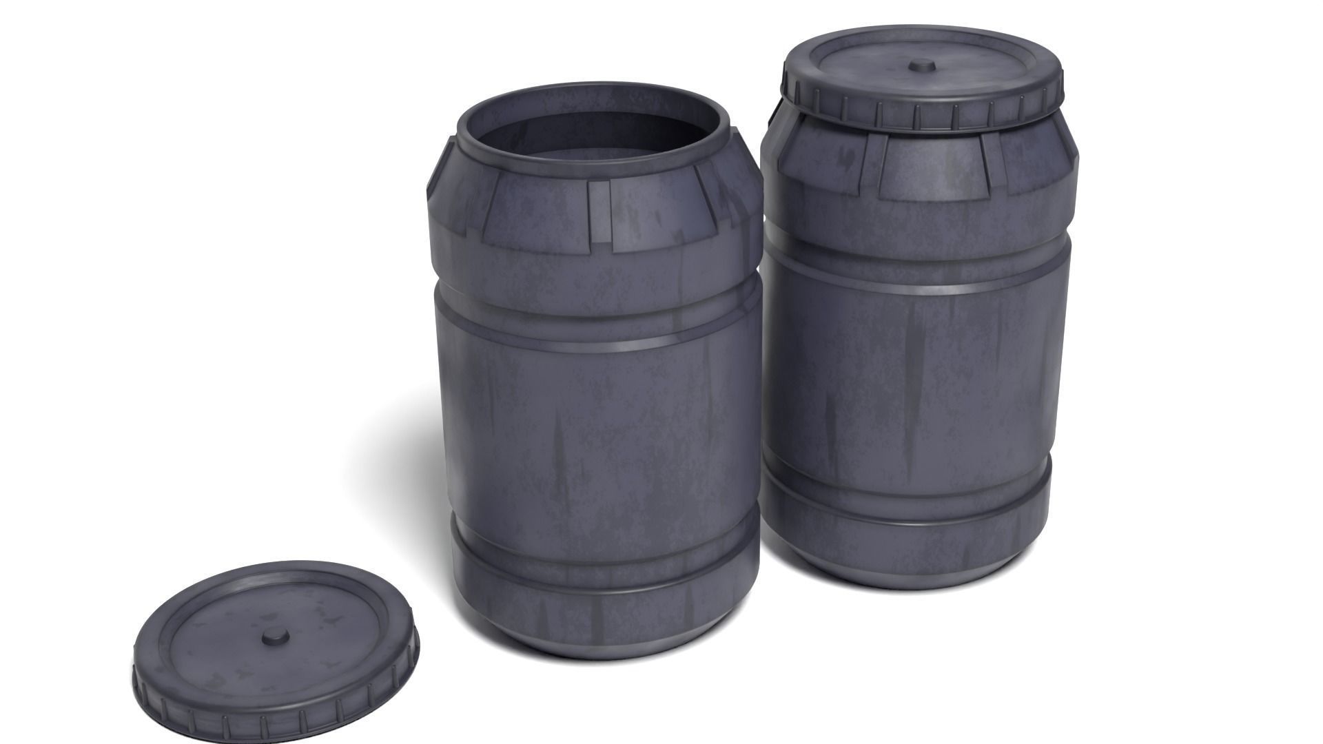 Suspension Fluid Drum 1-6 scale Hottoys  3D print model_2