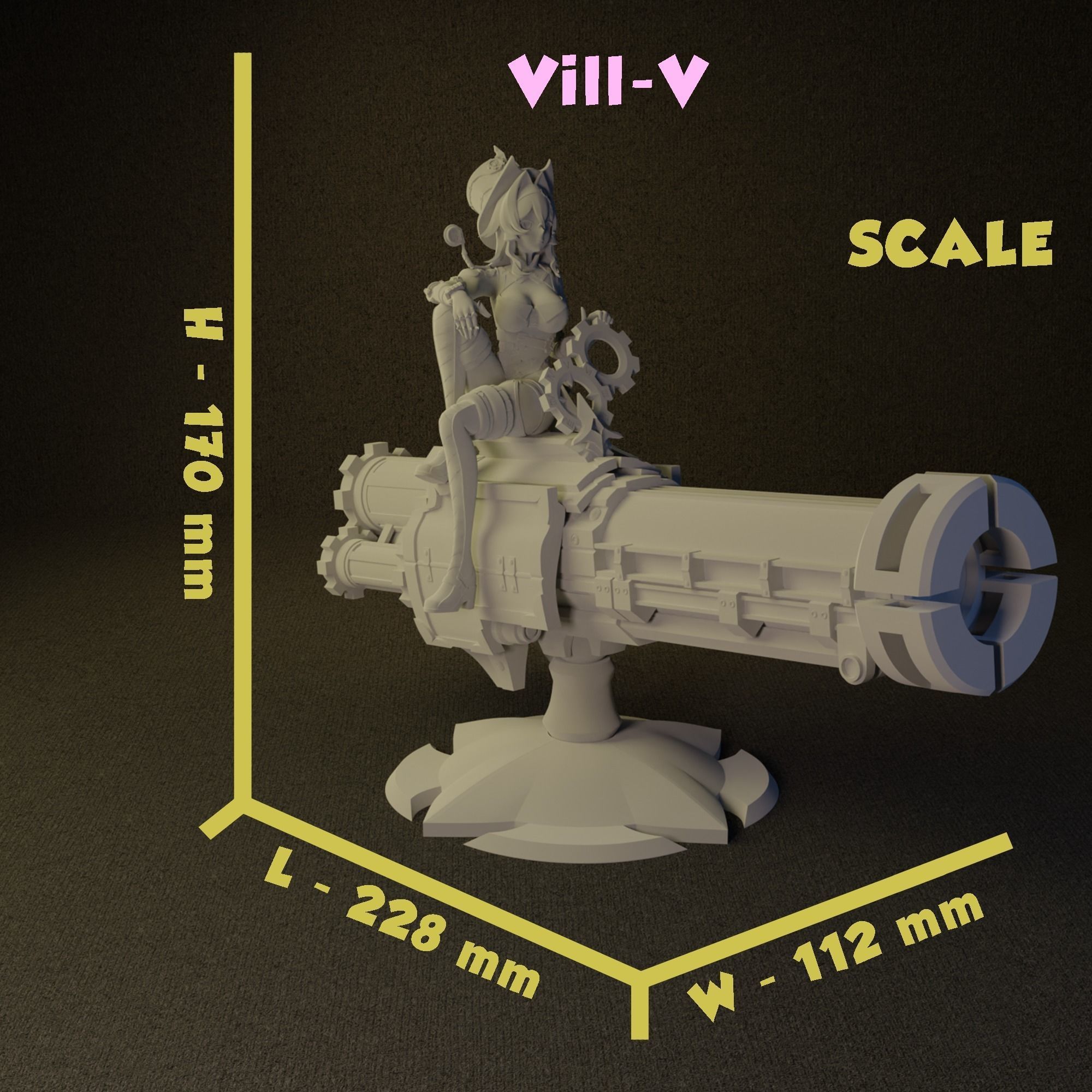 Vill-V from Honkai Impact 3rd 3D print model_11