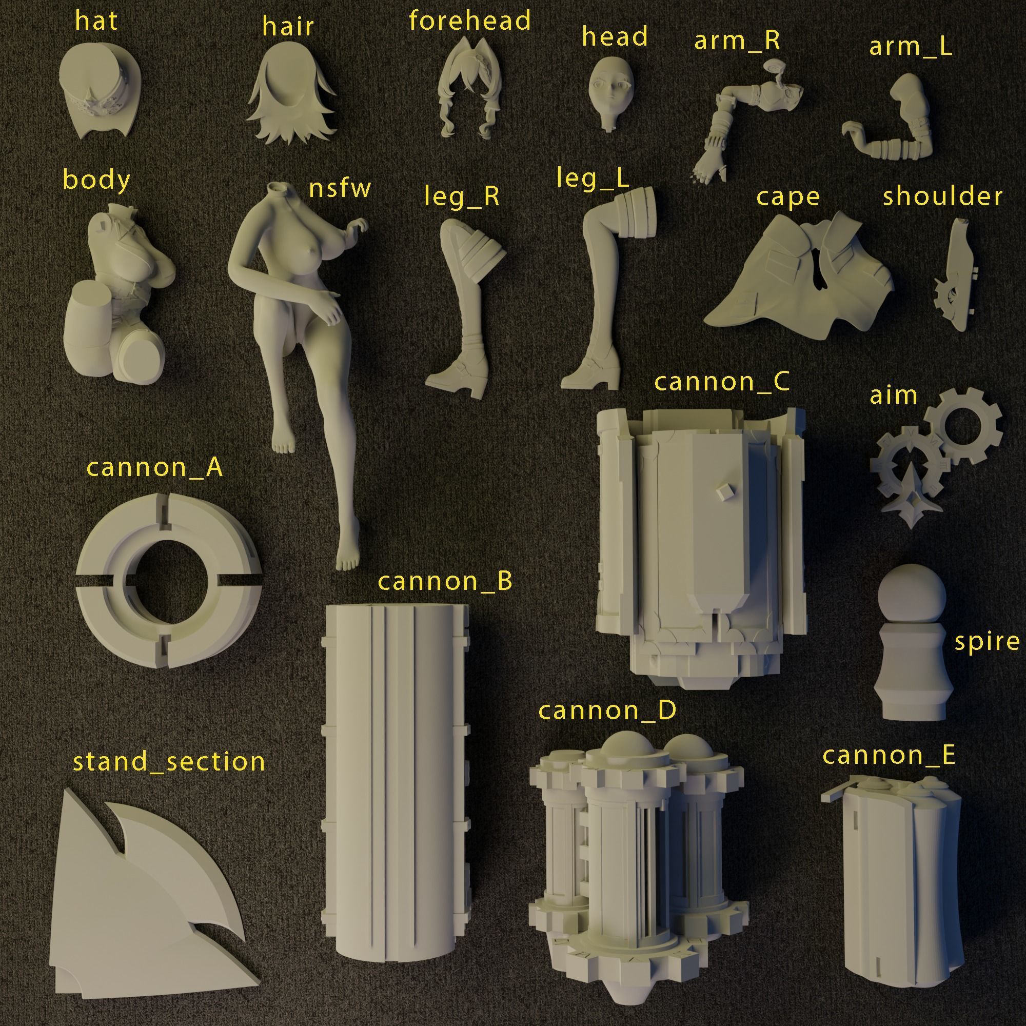 Vill-V from Honkai Impact 3rd 3D print model_12