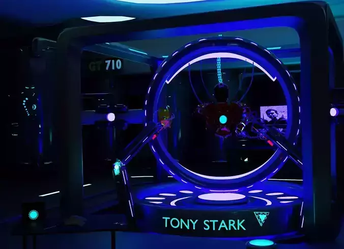 Iron Man Laboratory 3D model