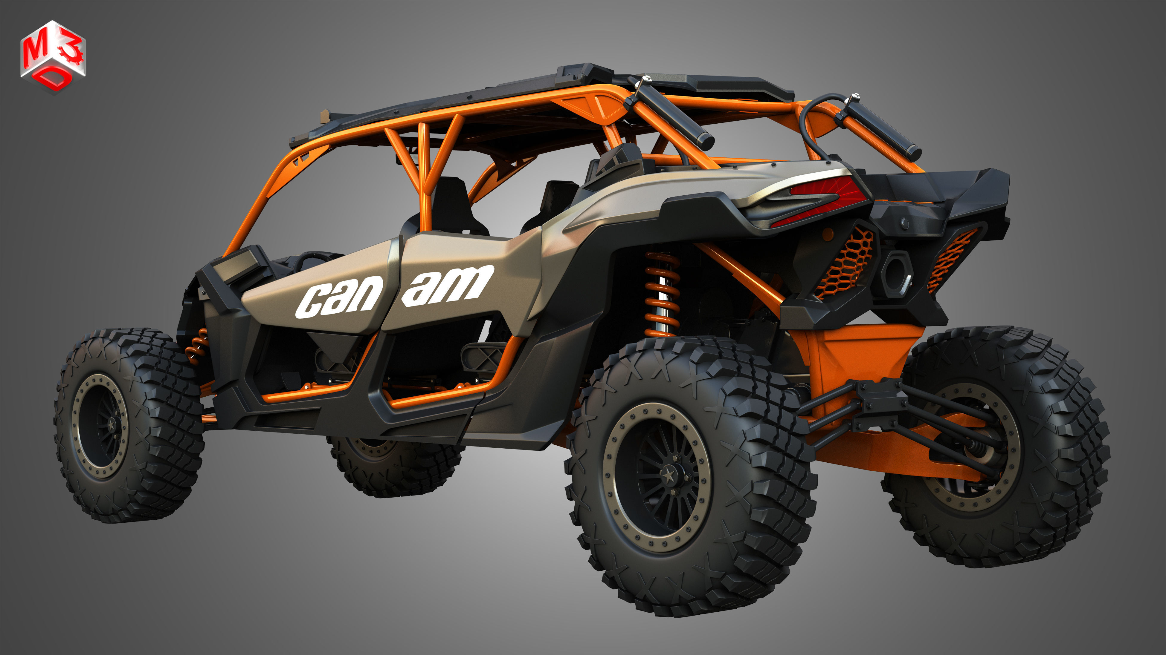 Can-Am Maverick X3 - 2 in 1 3D Model Collection_7