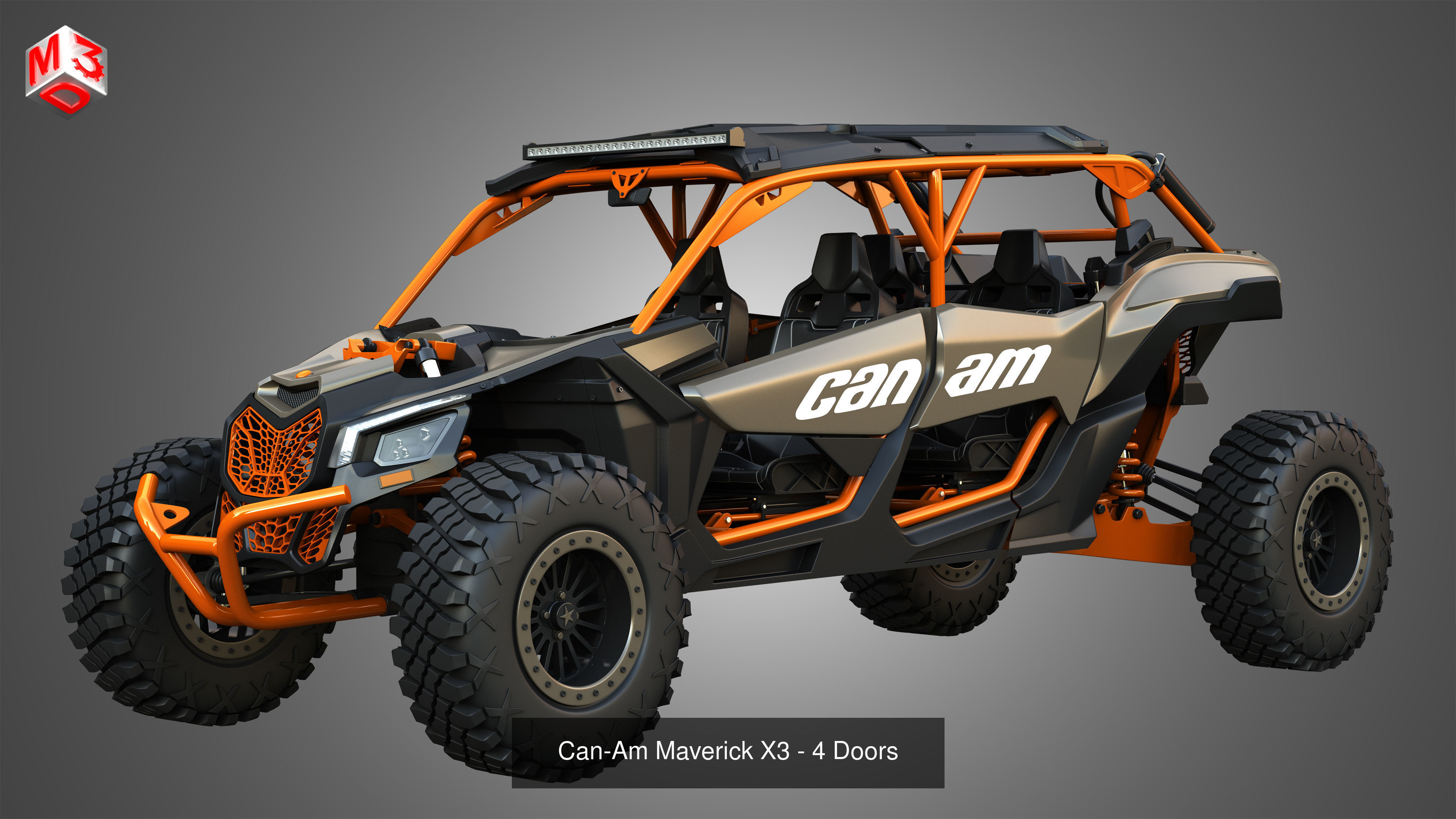 Can-Am Maverick X3 - 2 in 1 3D Model Collection_1