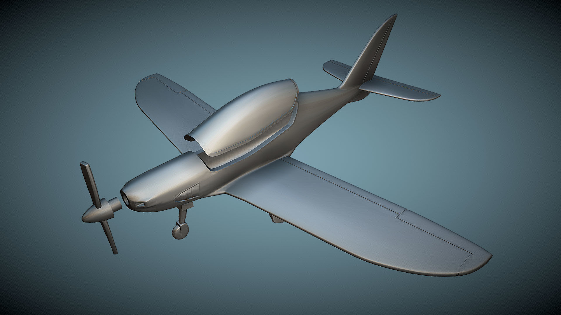 Shark Aero - 3D Printable Model 3D print model_1