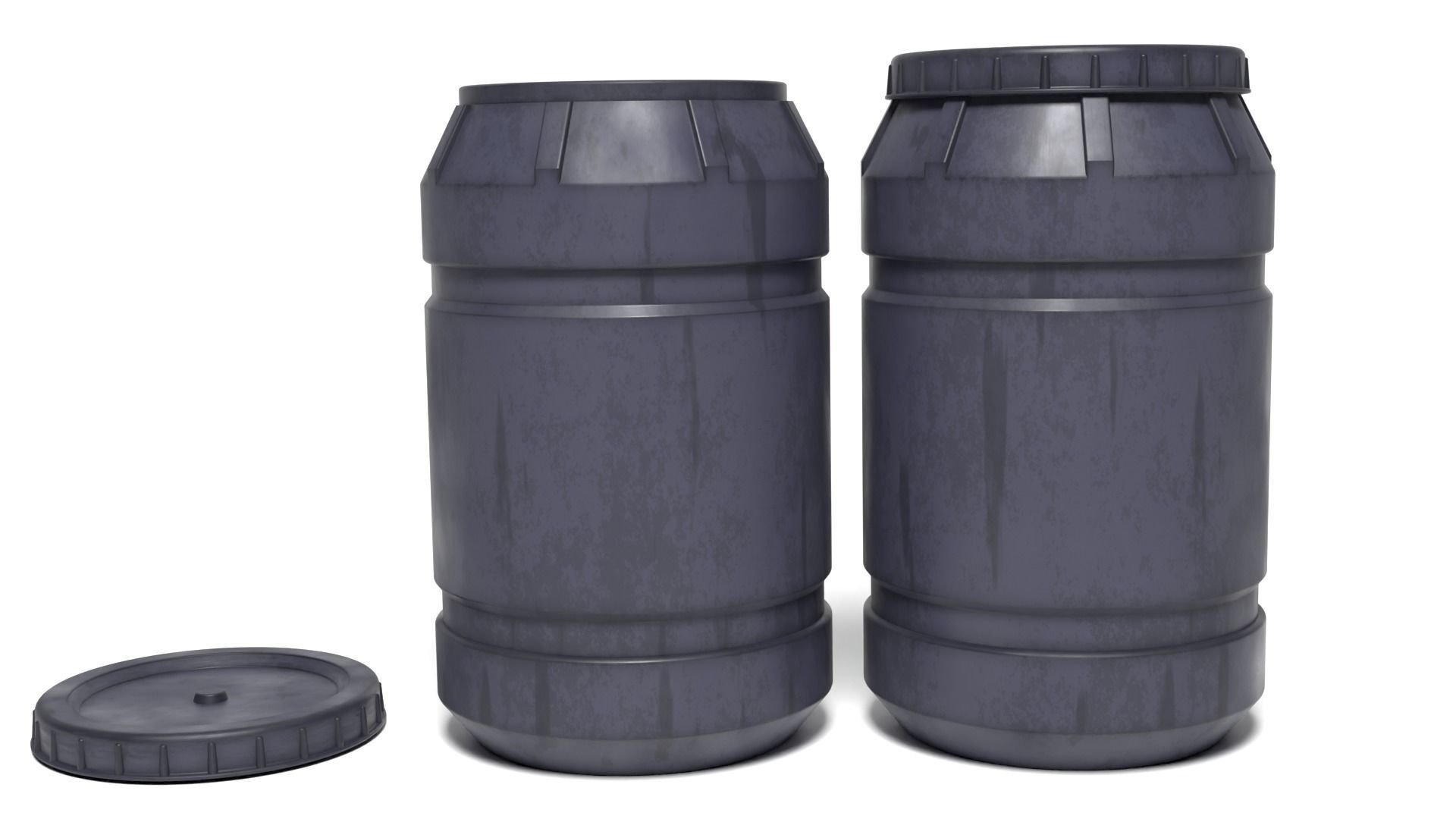 Suspension Fluid Drum 1-12 scale Blackseries  3D print model_3
