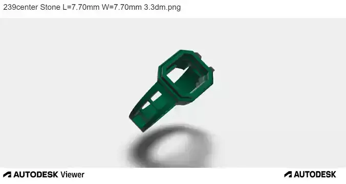 Men Cushion Cut Ring