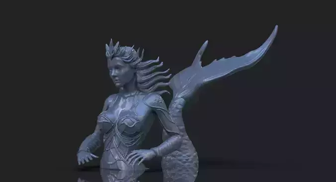 Mermaid on the sea Sculptuire