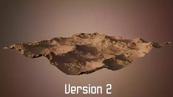 Mars Surface 3D model