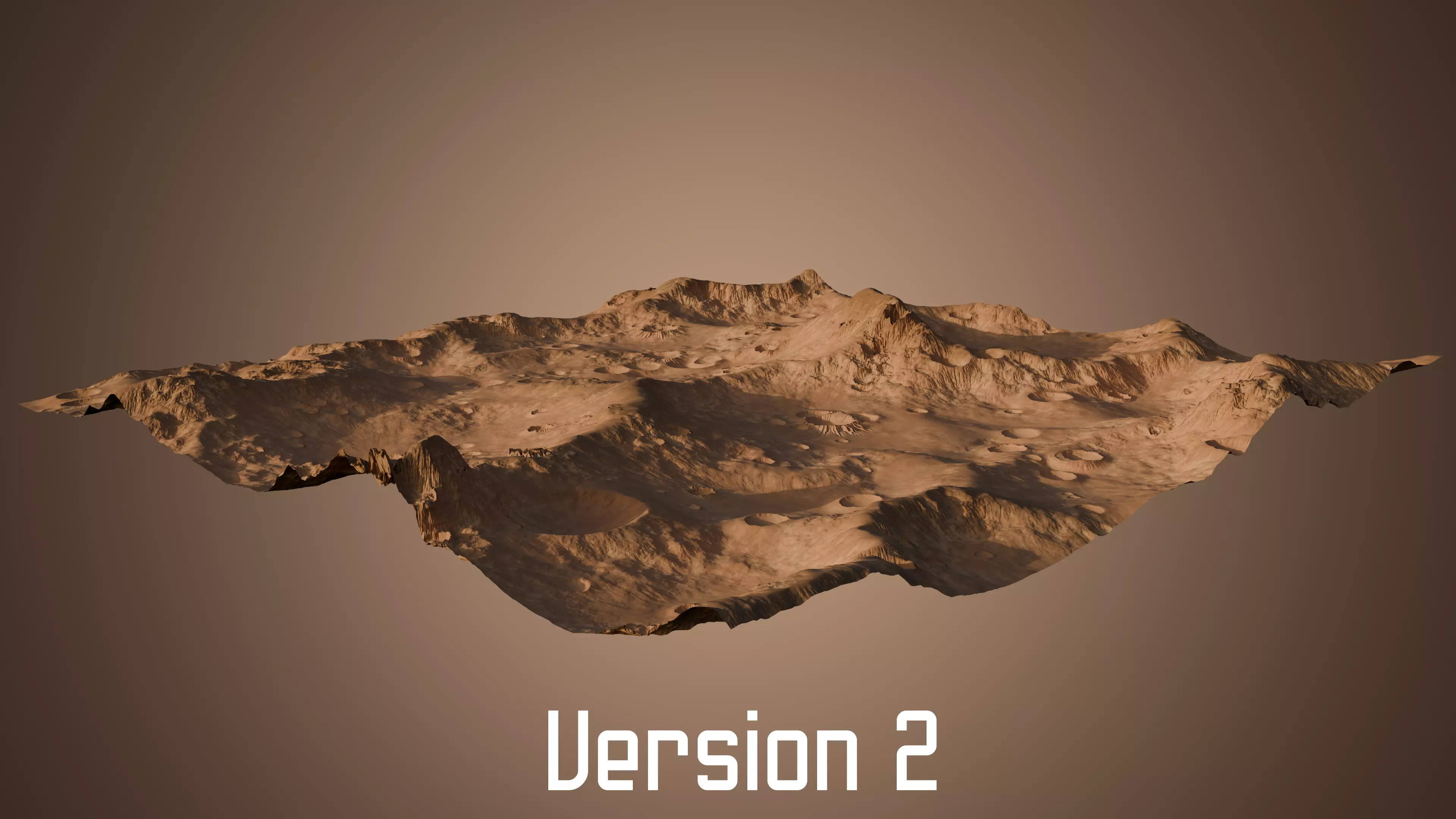 Mars Surface 3D model