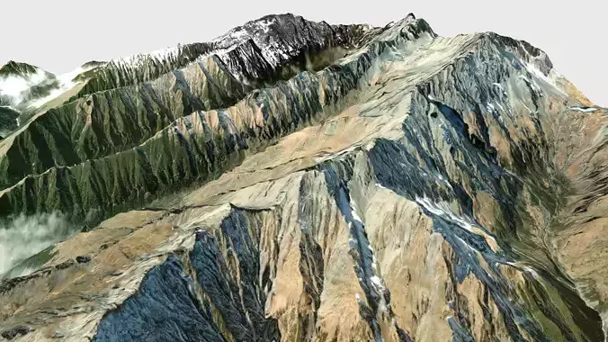 Mountain landscape Laoyingya