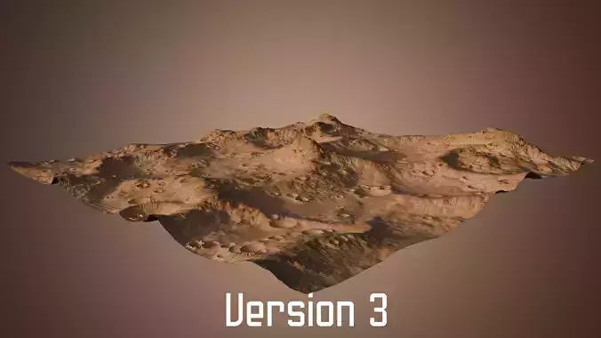 Mars Surface 3D model