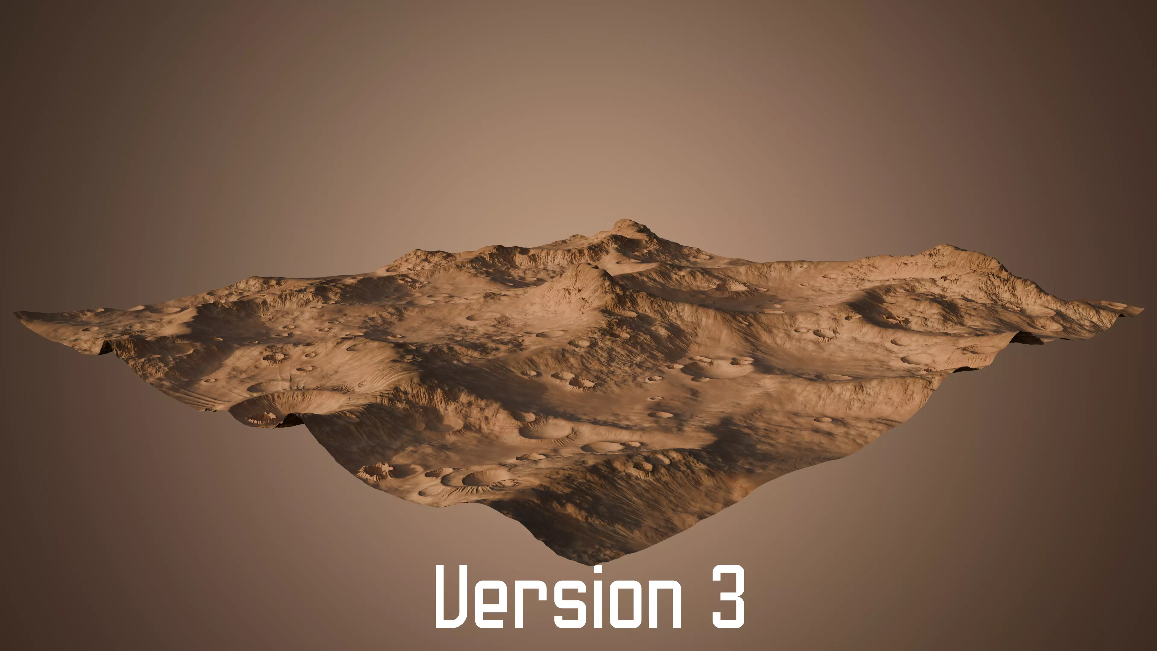 Mars Surface 3D model