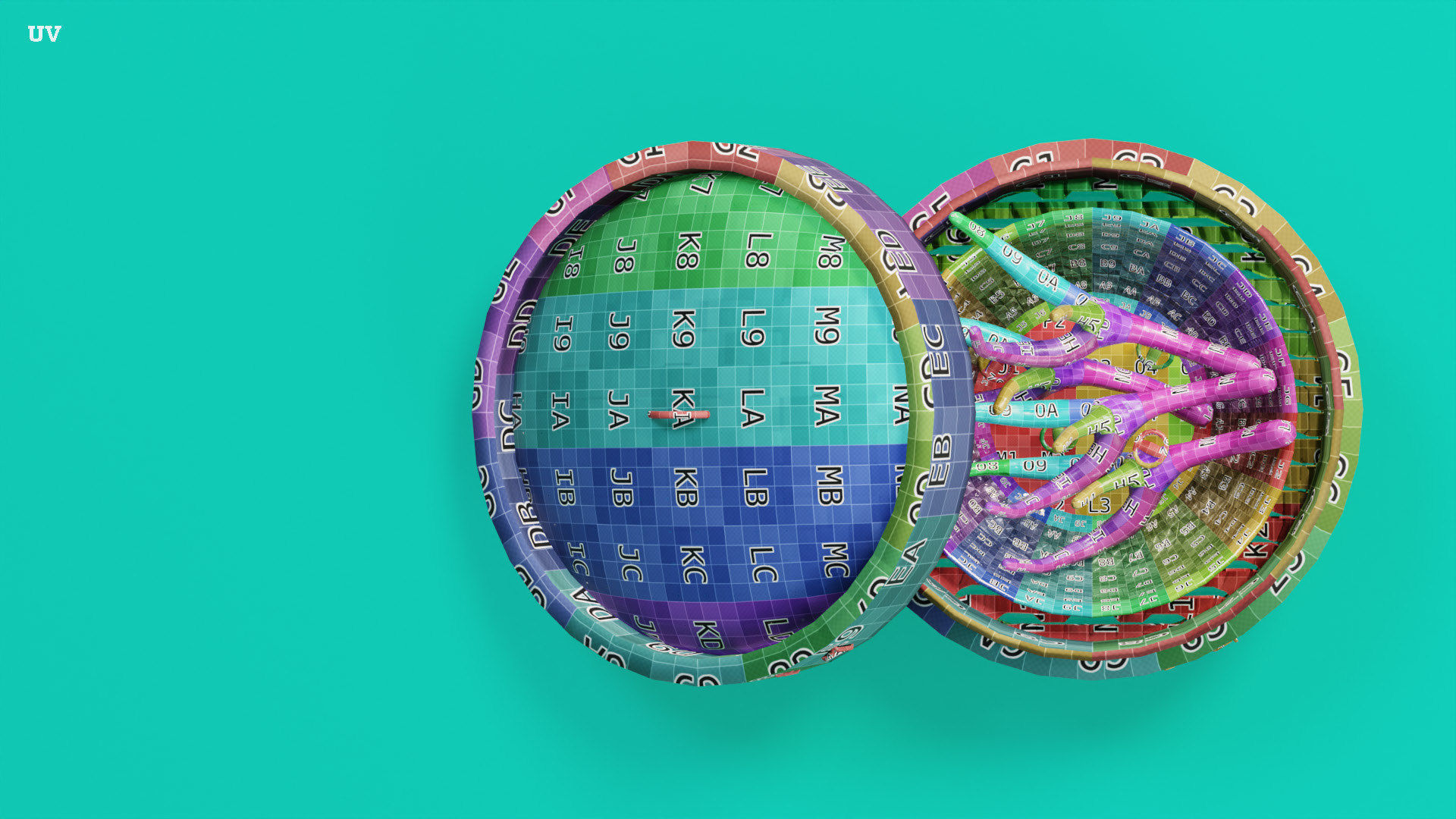 Chicken Feet Dim Sum Low Poly 3D model_6