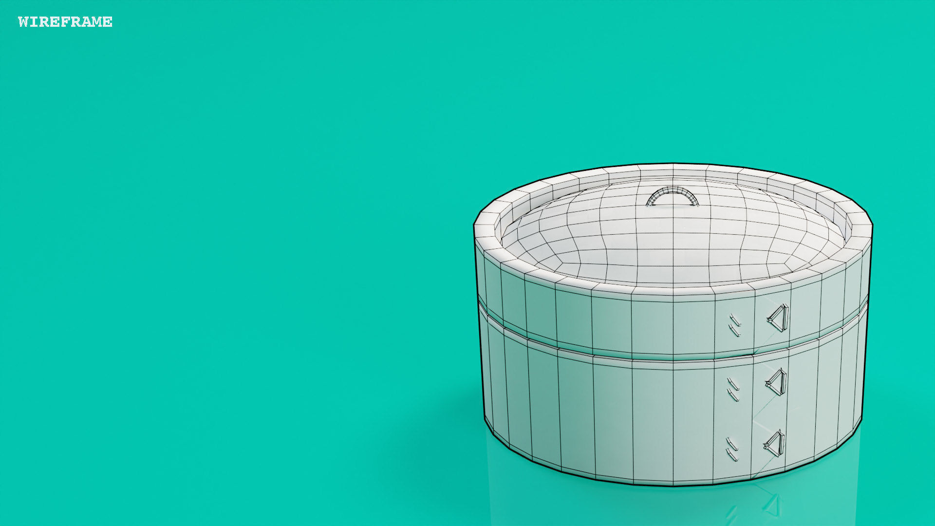 Chicken Feet Dim Sum Low Poly 3D model_10