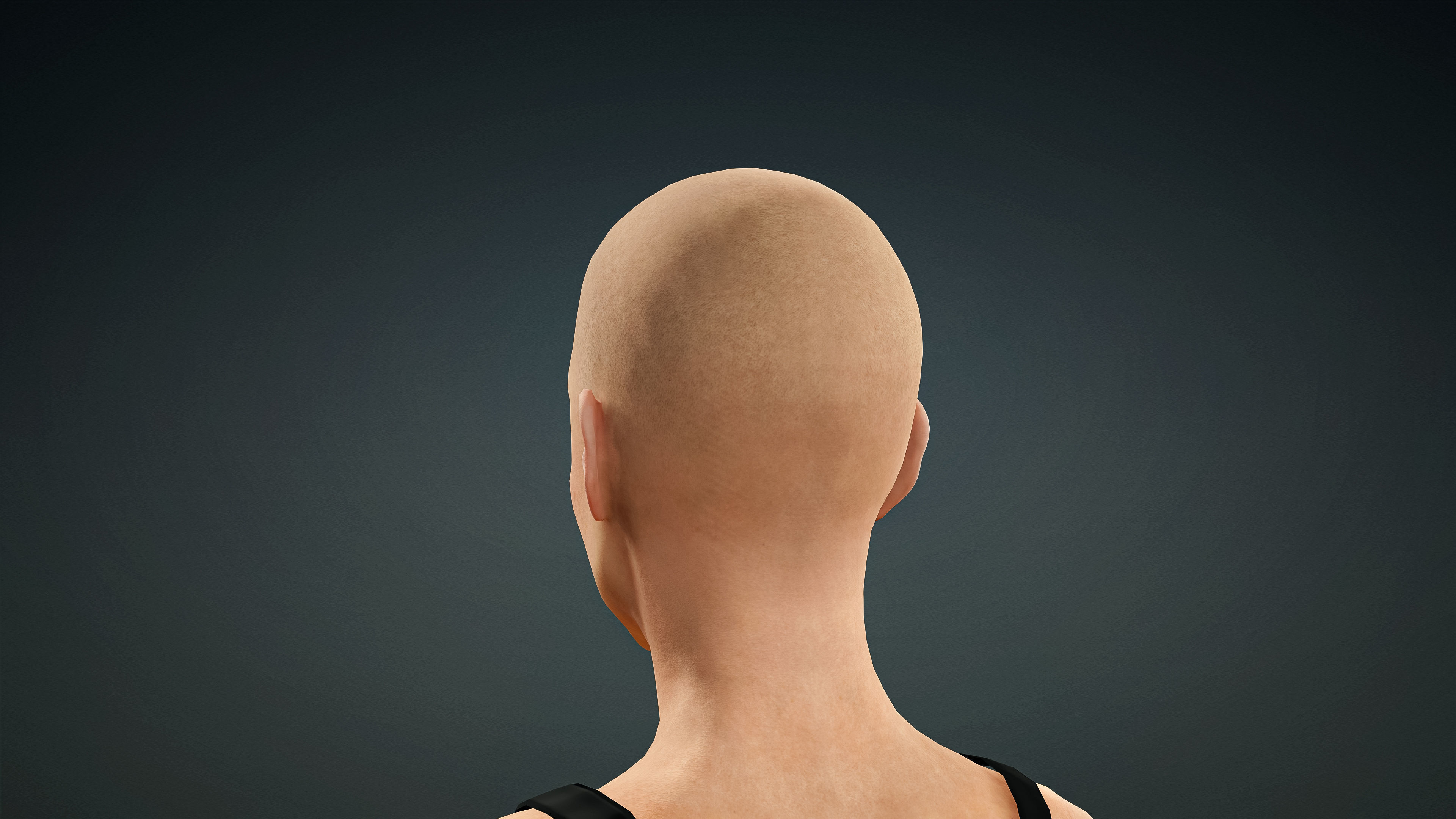 High Quality Realistic 6 Base Meshes Skinny -Fully Rigged- 3D Model Collection_91