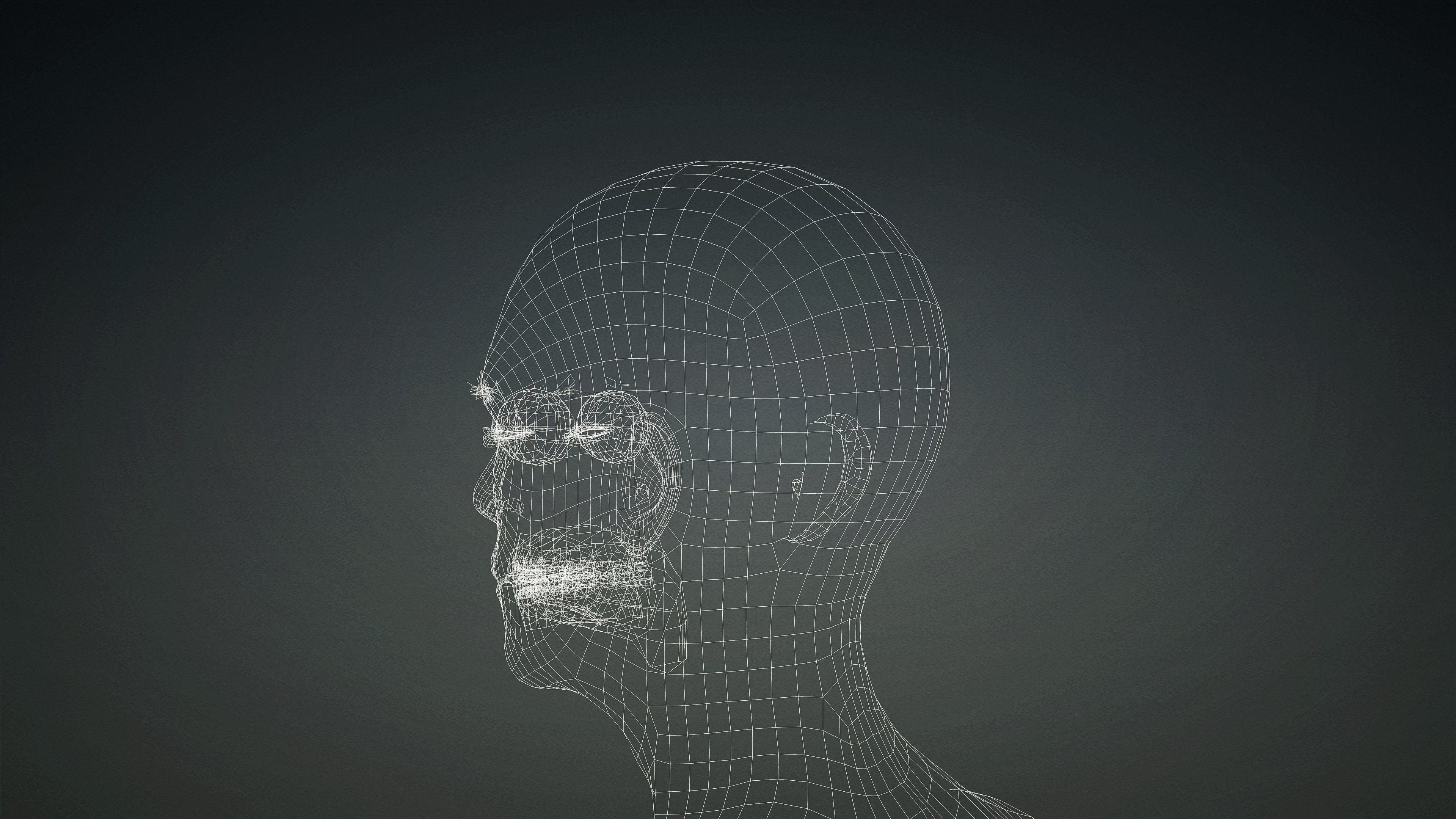 High Quality Realistic 6 Base Meshes Skinny -Fully Rigged- 3D Model Collection_158