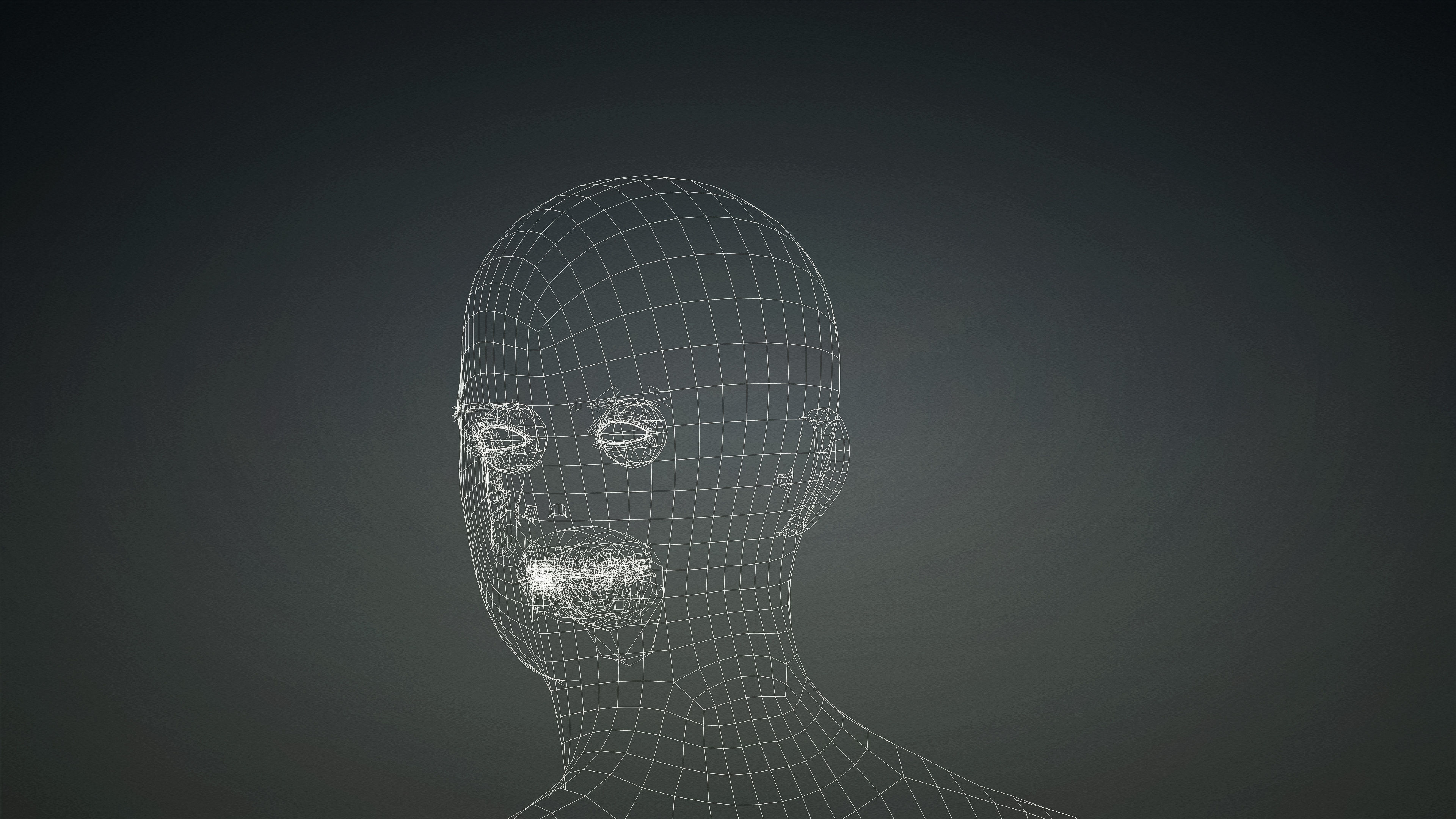 High Quality Realistic 6 Base Meshes Skinny -Fully Rigged- 3D Model Collection_122