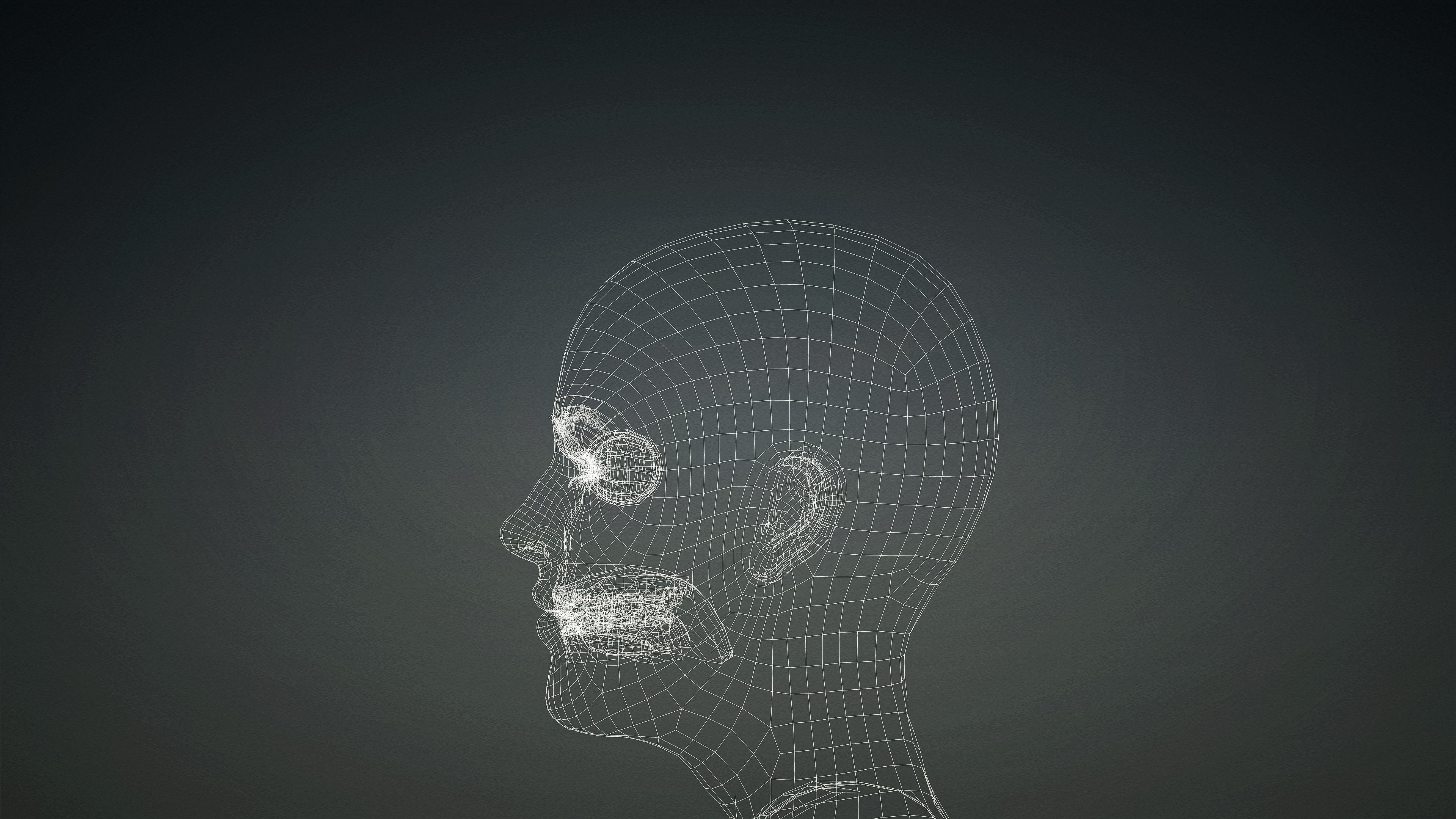 High Quality Realistic 6 Base Meshes Skinny -Fully Rigged- 3D Model Collection_117