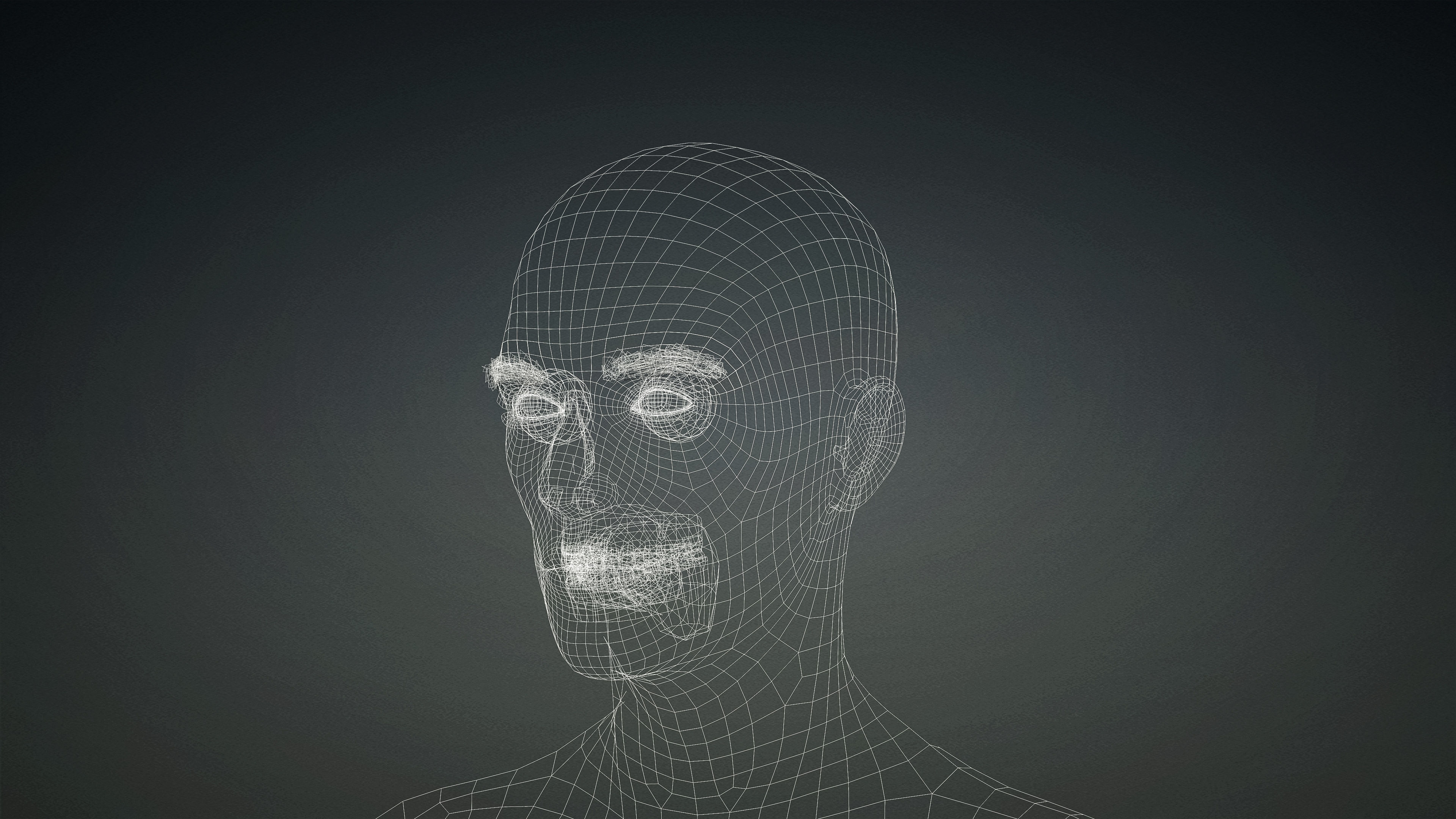 High Quality Realistic 6 Base Meshes Skinny -Fully Rigged- 3D Model Collection_128