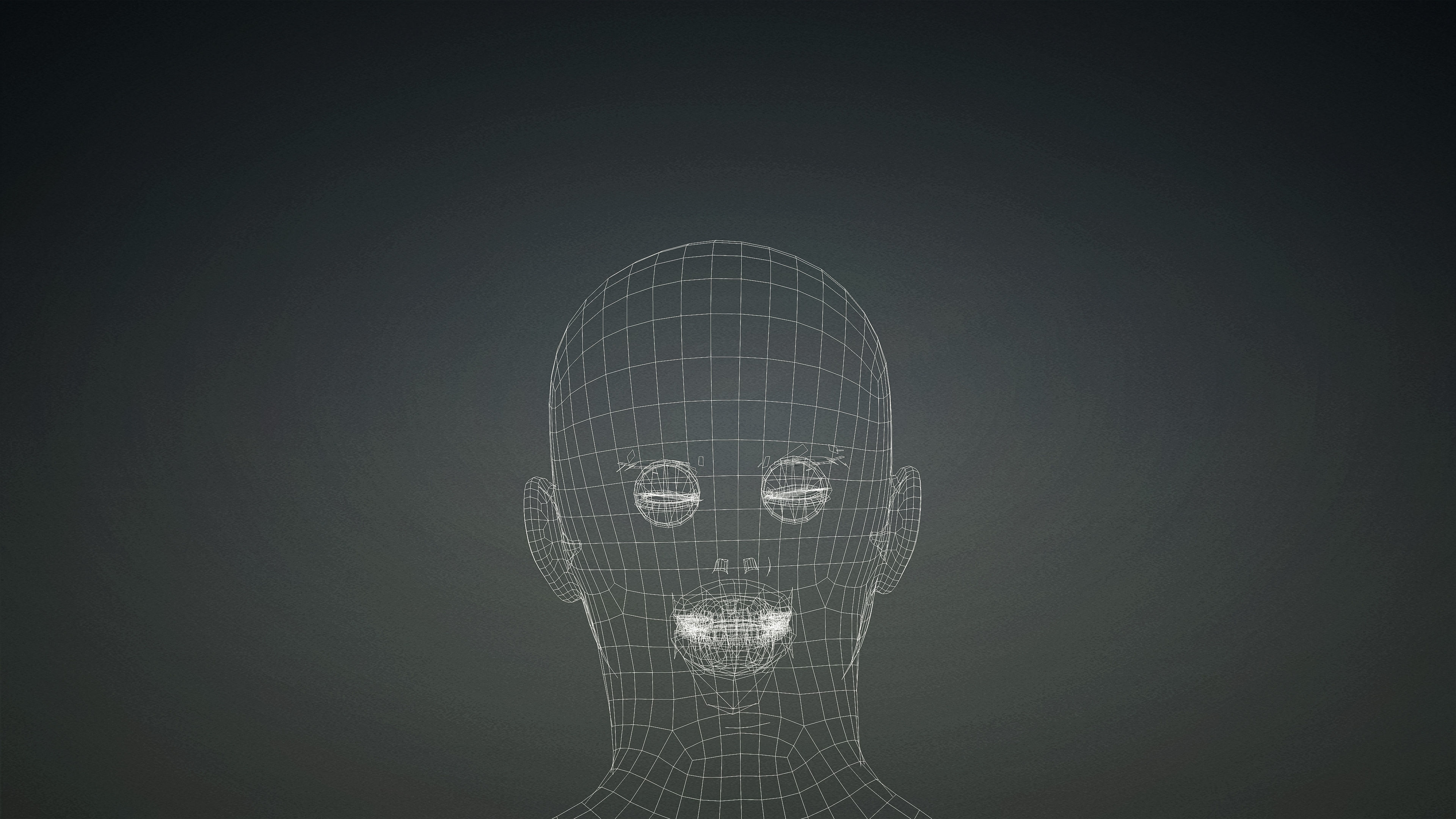 High Quality Realistic 6 Base Meshes Skinny -Fully Rigged- 3D Model Collection_98