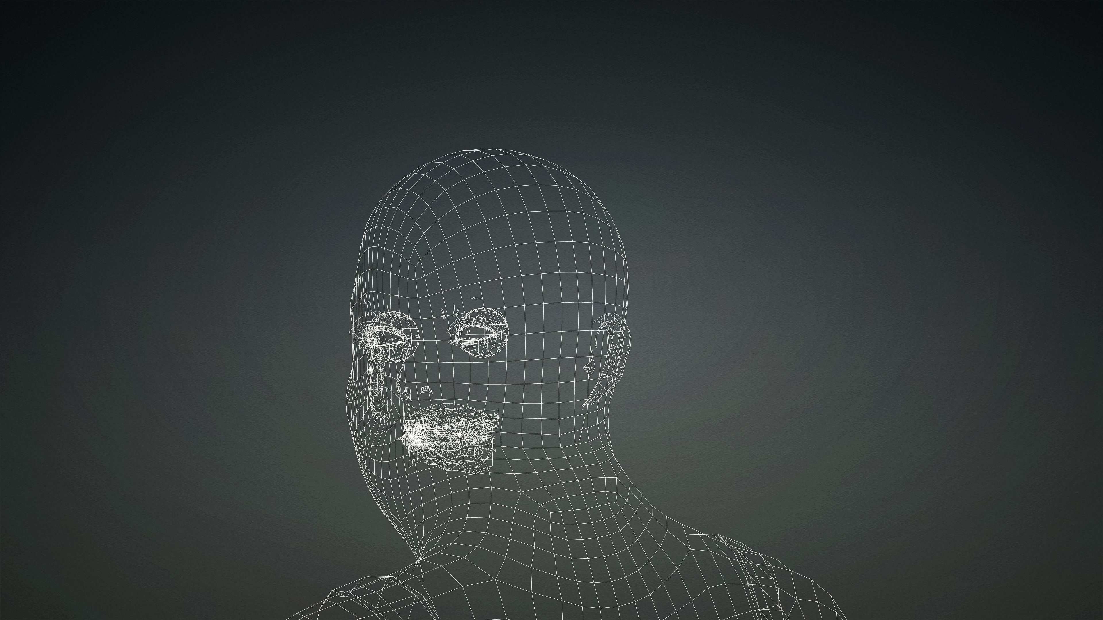 High Quality Realistic 6 Base Meshes Skinny -Fully Rigged- 3D Model Collection_150