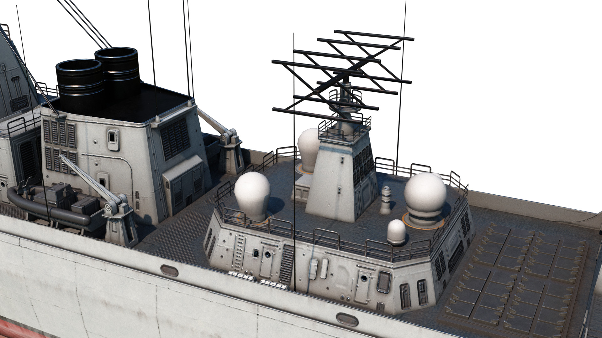 Type052D Chinese Navy Type 052D Destroyer PLAN LvyangIII class Low-poly 3D model_7