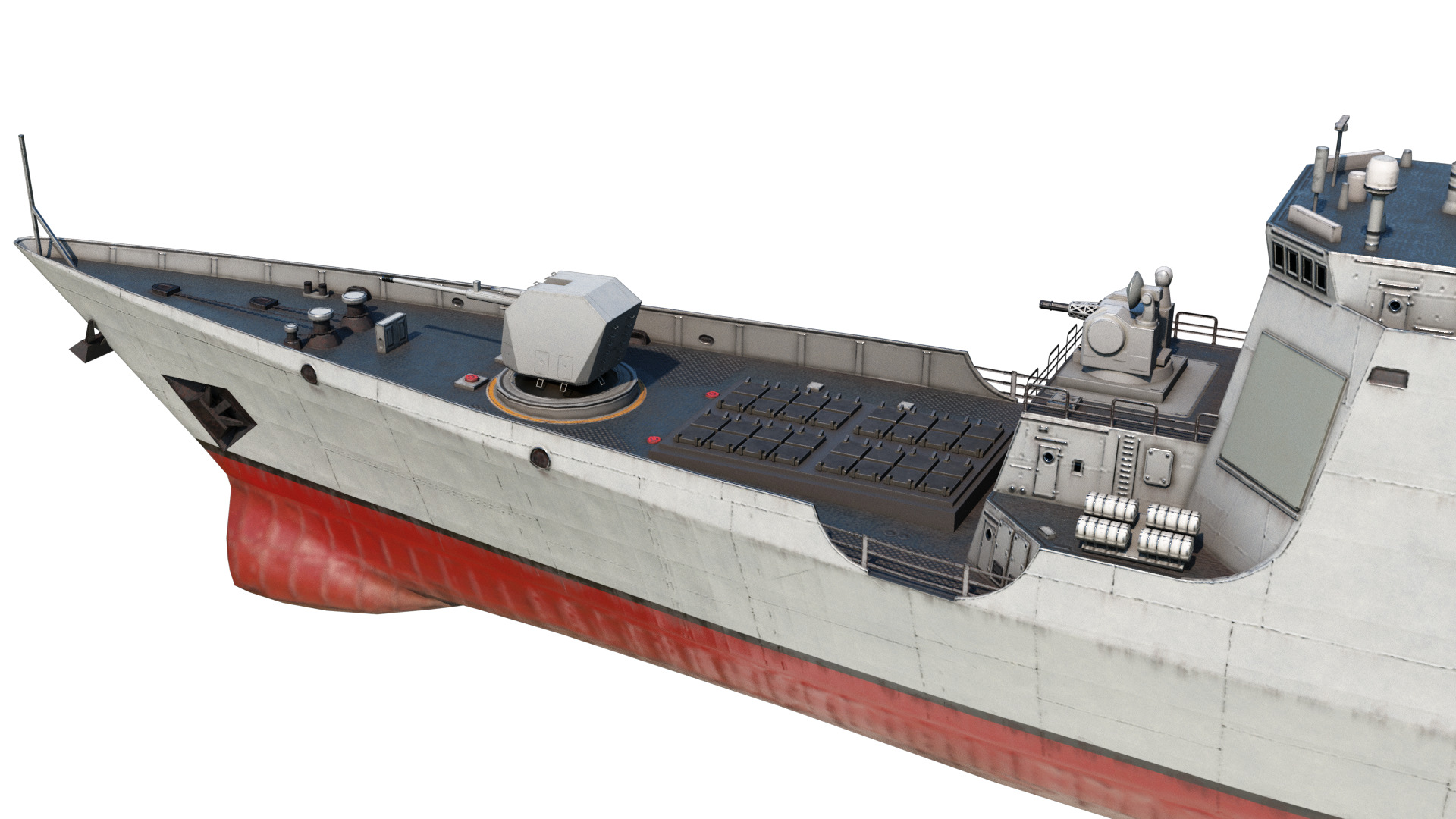 Type052D Chinese Navy Type 052D Destroyer PLAN LvyangIII class Low-poly 3D model_6